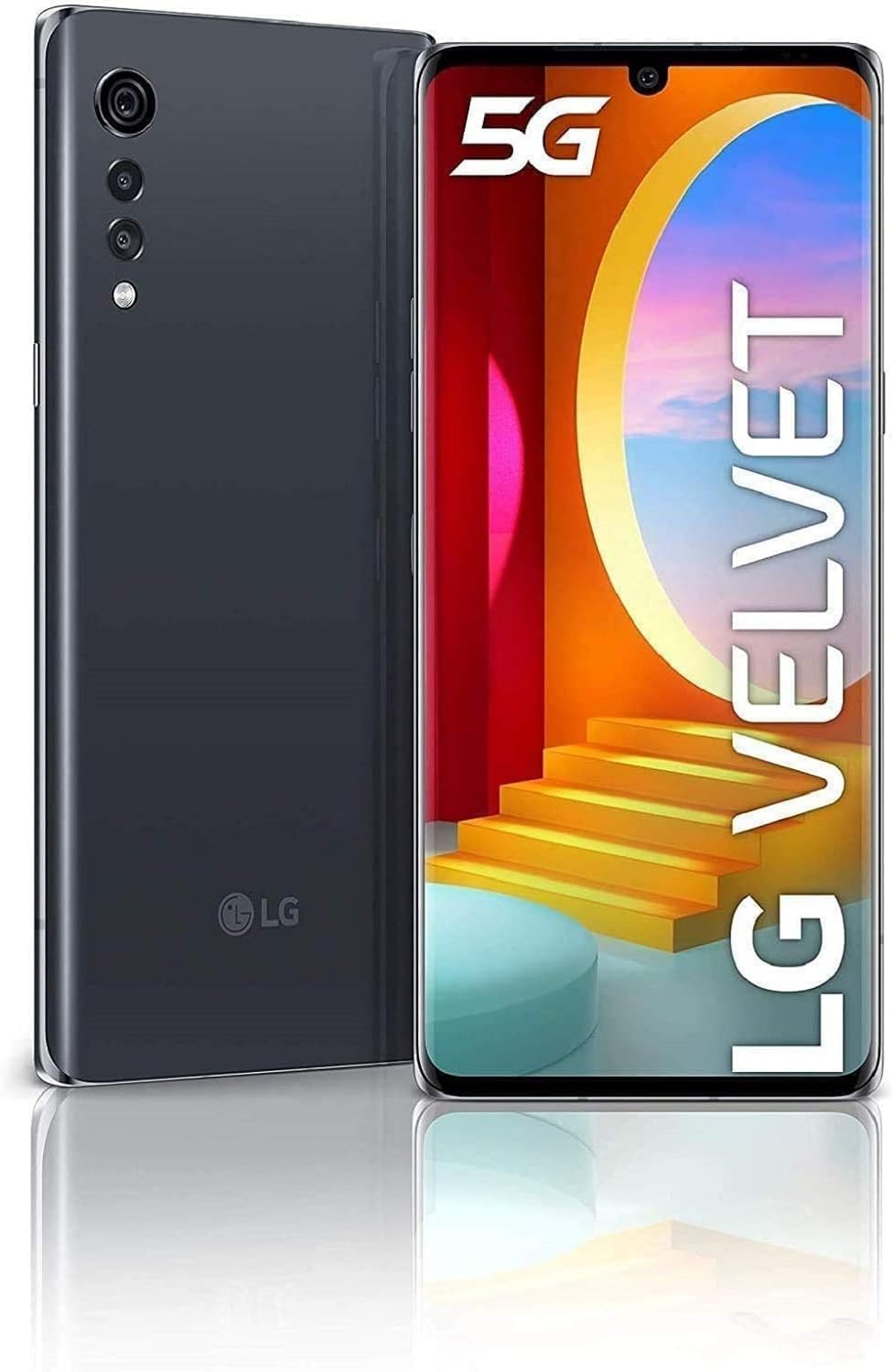 LG Velvet 5G Unlocked Smartphone - 128GB, 6.8