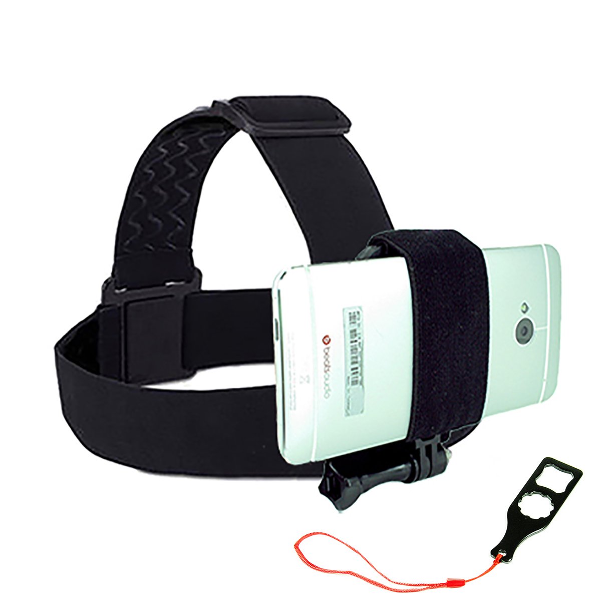 Golf Swing Analyzer & Smartphone Head Mount | Universal Golf Training Aid for iPhone, Samsung, HTC & GoPro | Perfect for Swing Recording & Golf Practice Sessions