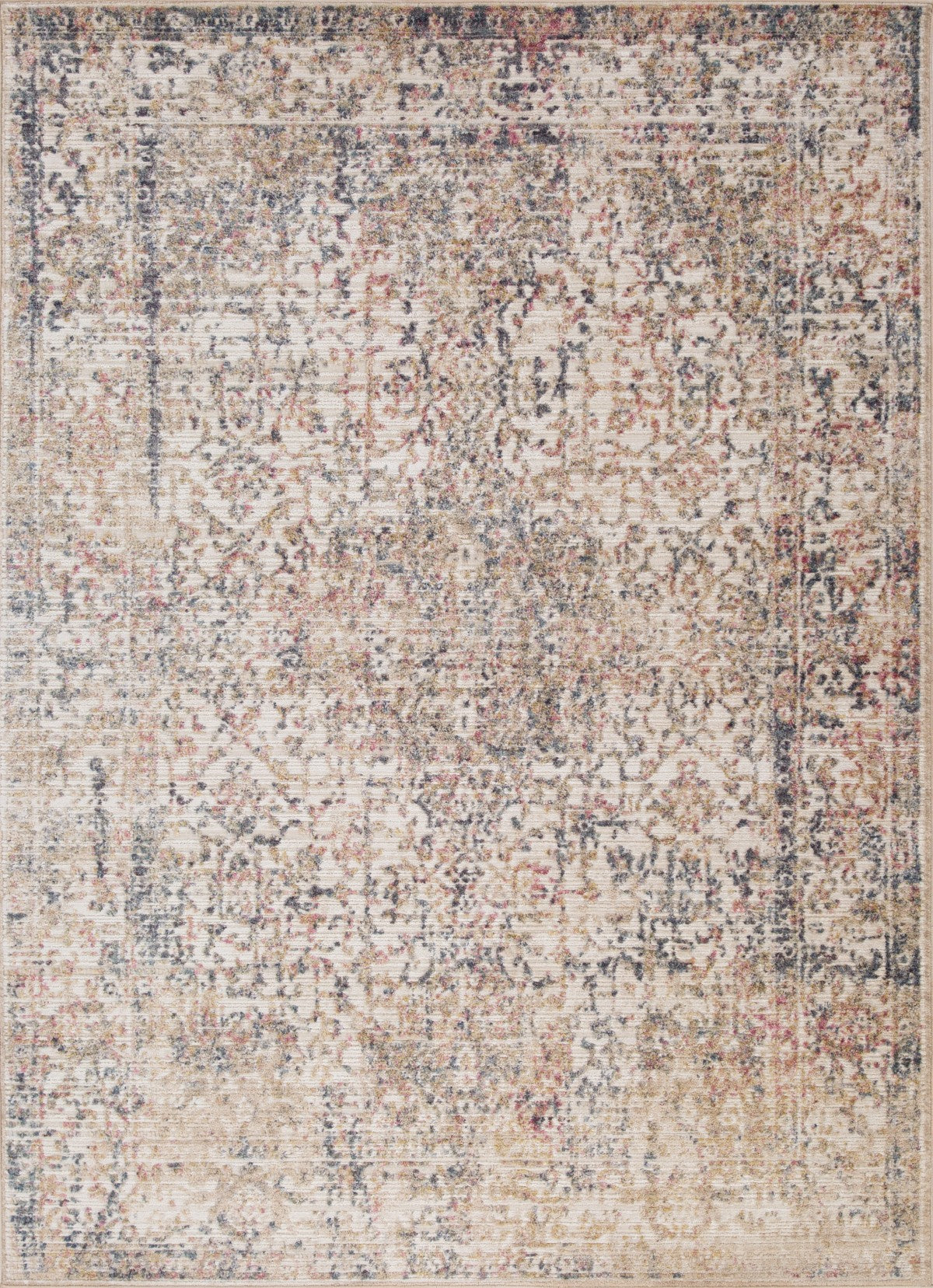 5x8 Ivory Beige Area Rug - Soft Plush Shaggy Carpet for Living Room, Bedroom, Dining Room - Non-Slip Comfortable Floor Mat for Home Decor