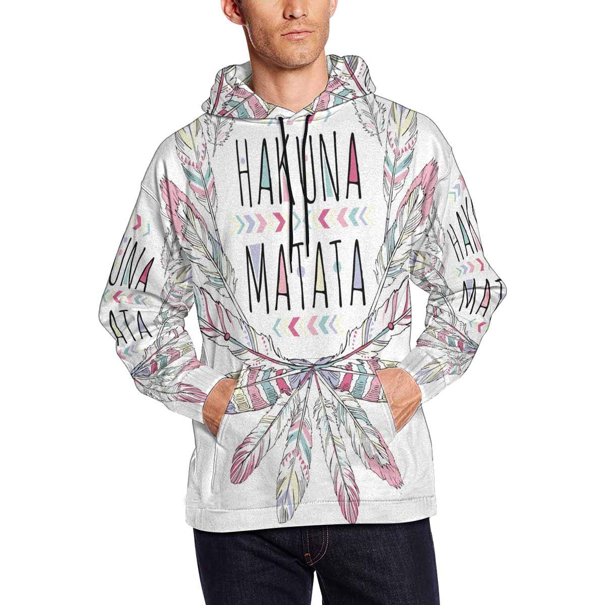 InterestPrint Mystical Magic Men's Pullover Hoodie with Kangaroo Pocket - Long Sleeve Sweatshirt for Casual Wear & Outdoor Activities