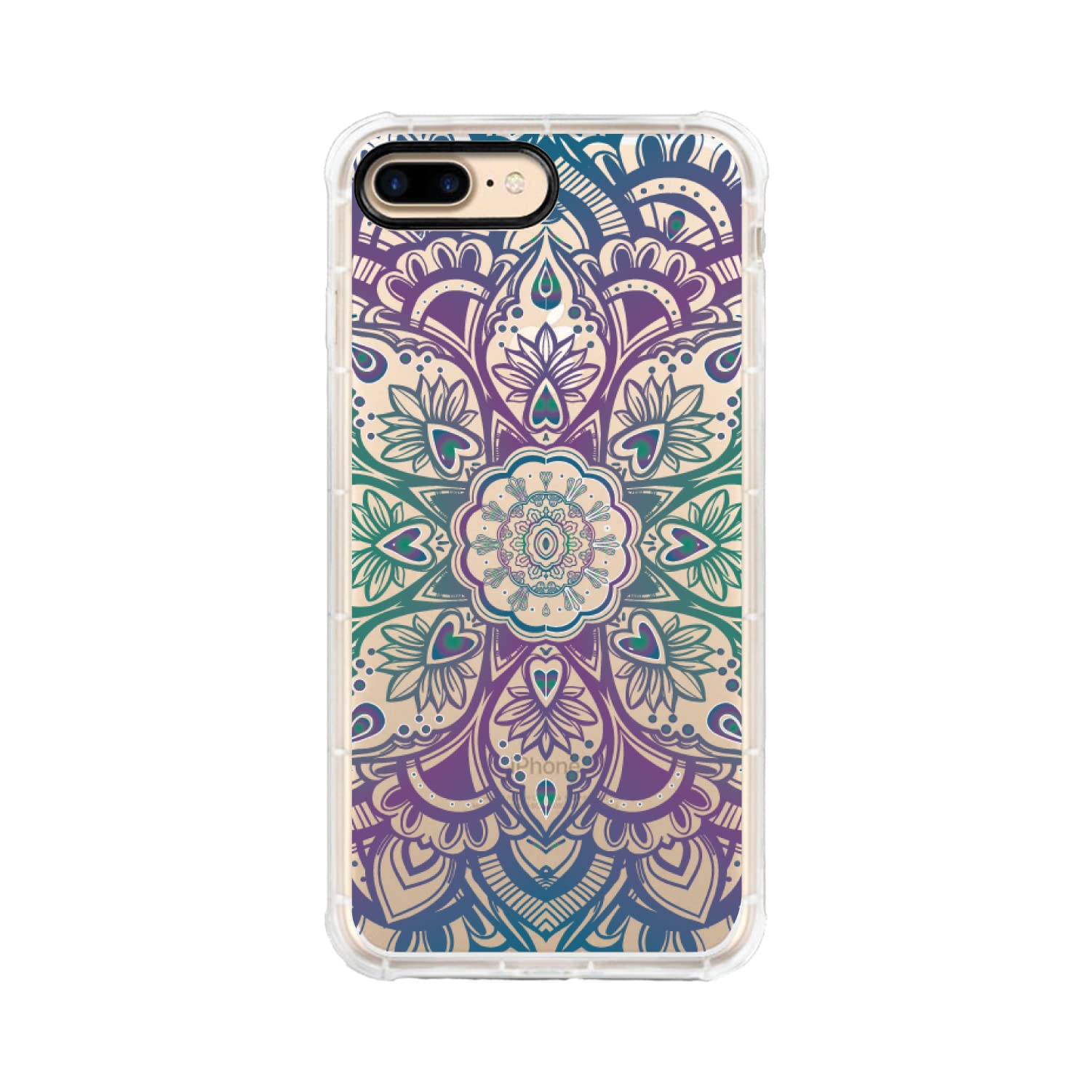 OTM Essentials Artist Series: Durable Mandala Heart Geometric Phone Case - Stylish Protection for iPhone & Samsung | Perfect for Everyday Use & Travel