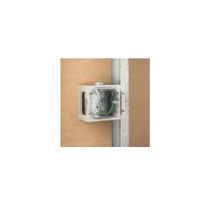 ERICO C23 Steel Pre-Galvanized Electrical Box Mounting Bracket - 4 inch to 4-11/16 inch Adjustable Size for Secure Junction Box Installation - Ideal for Commercial & Residential Electrical Wiring Projects