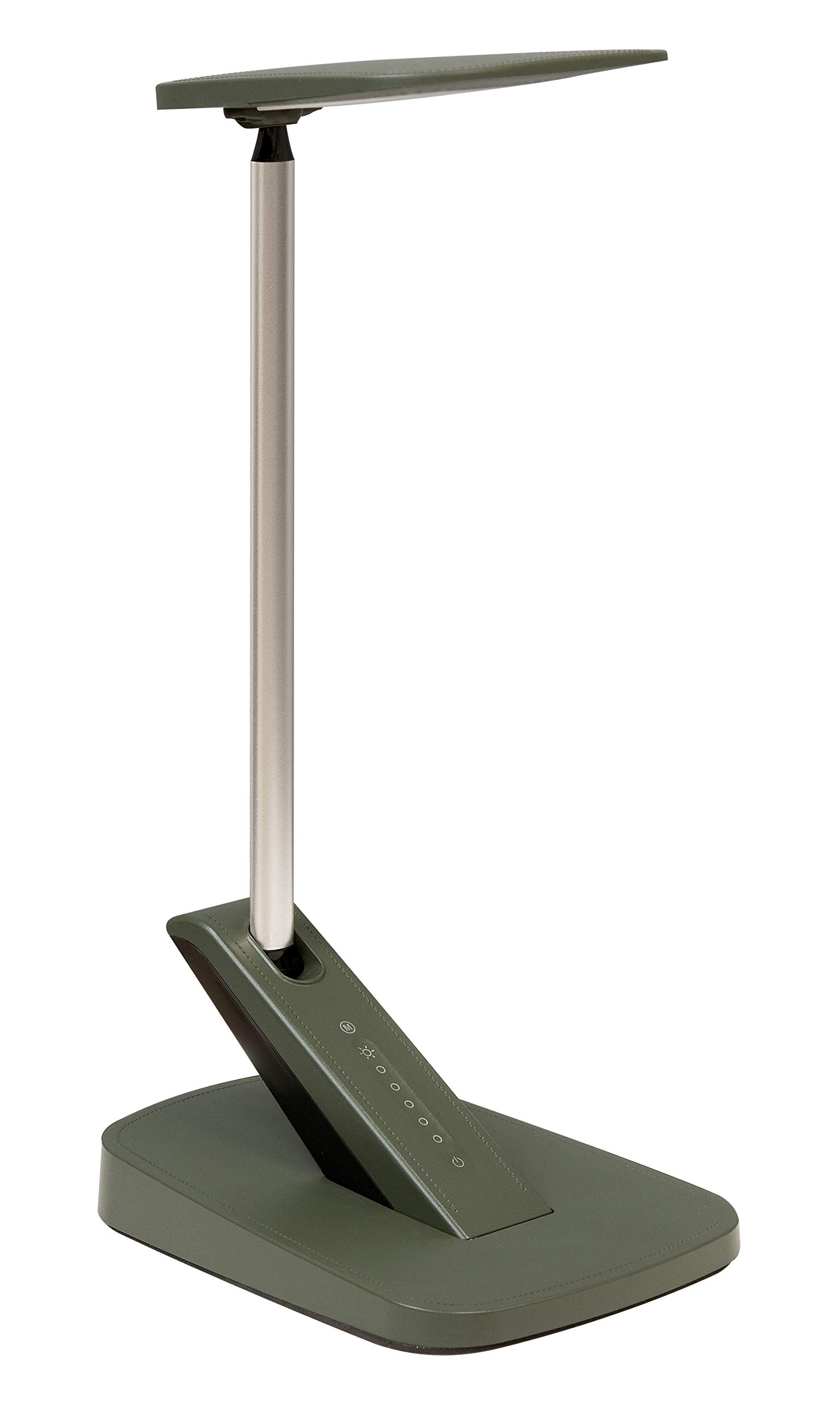 UltraBrite UDL0456-LGRN-DS Green LED Desk Lamp - Adjustable 8.7