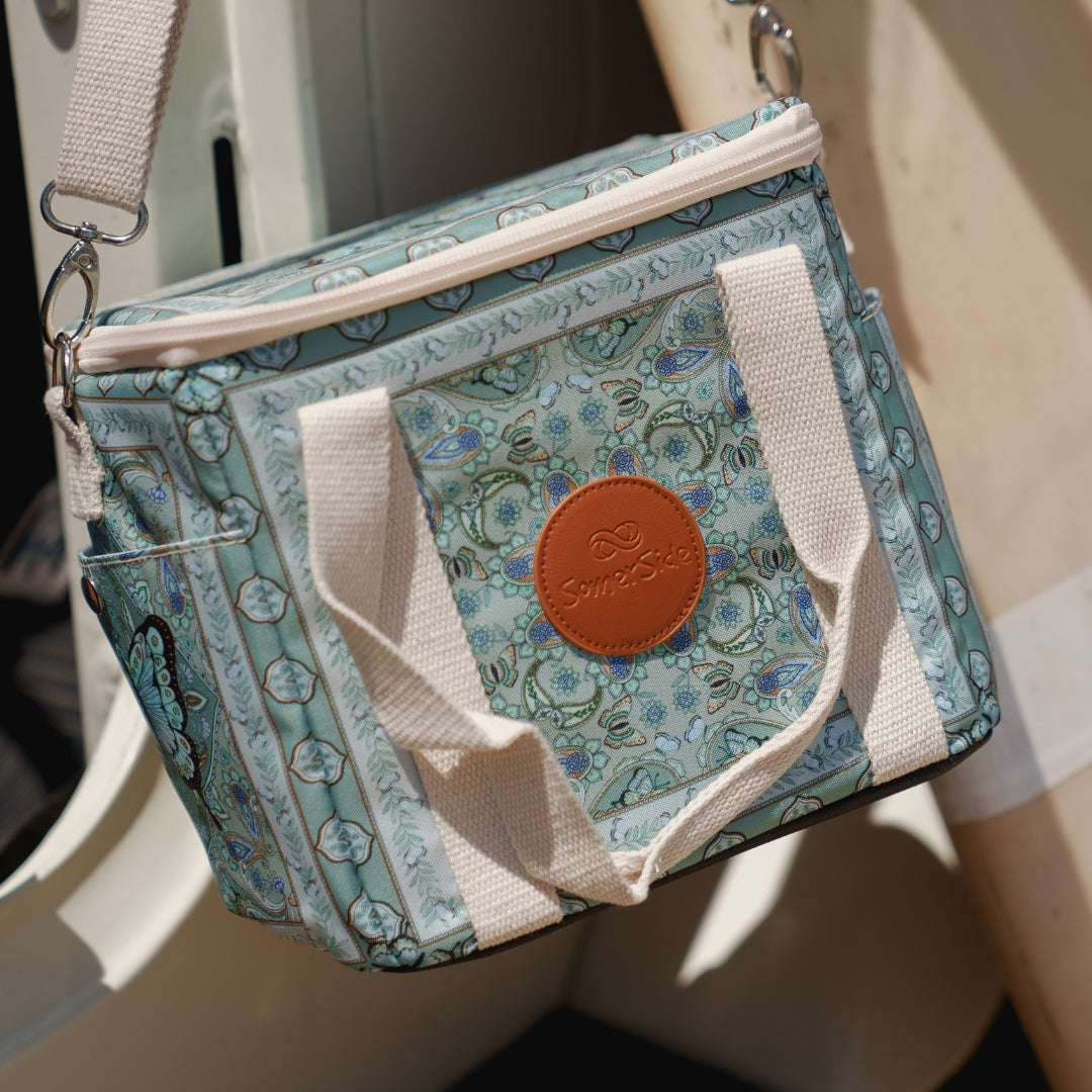 Butterfly Effect Mini Cooler - Portable Personal Cooler for Drinks, Picnics, Beach & Outdoor Activities | Compact & Lightweight Design | Perfect for Travel, Camping, and Road Trips