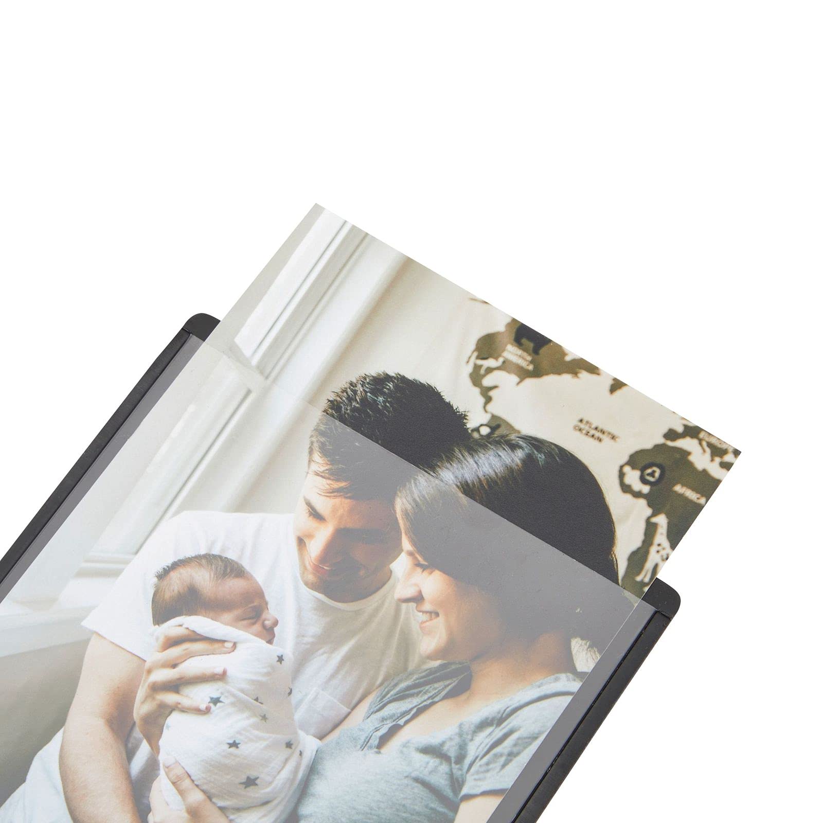 Okuna Outpost 25-Pack Clear Magnetic Photo Frames - Strong Refrigerator Magnets for 4x6 Pictures - Perfect for Kitchen, Office, Dorm & Locker Organization