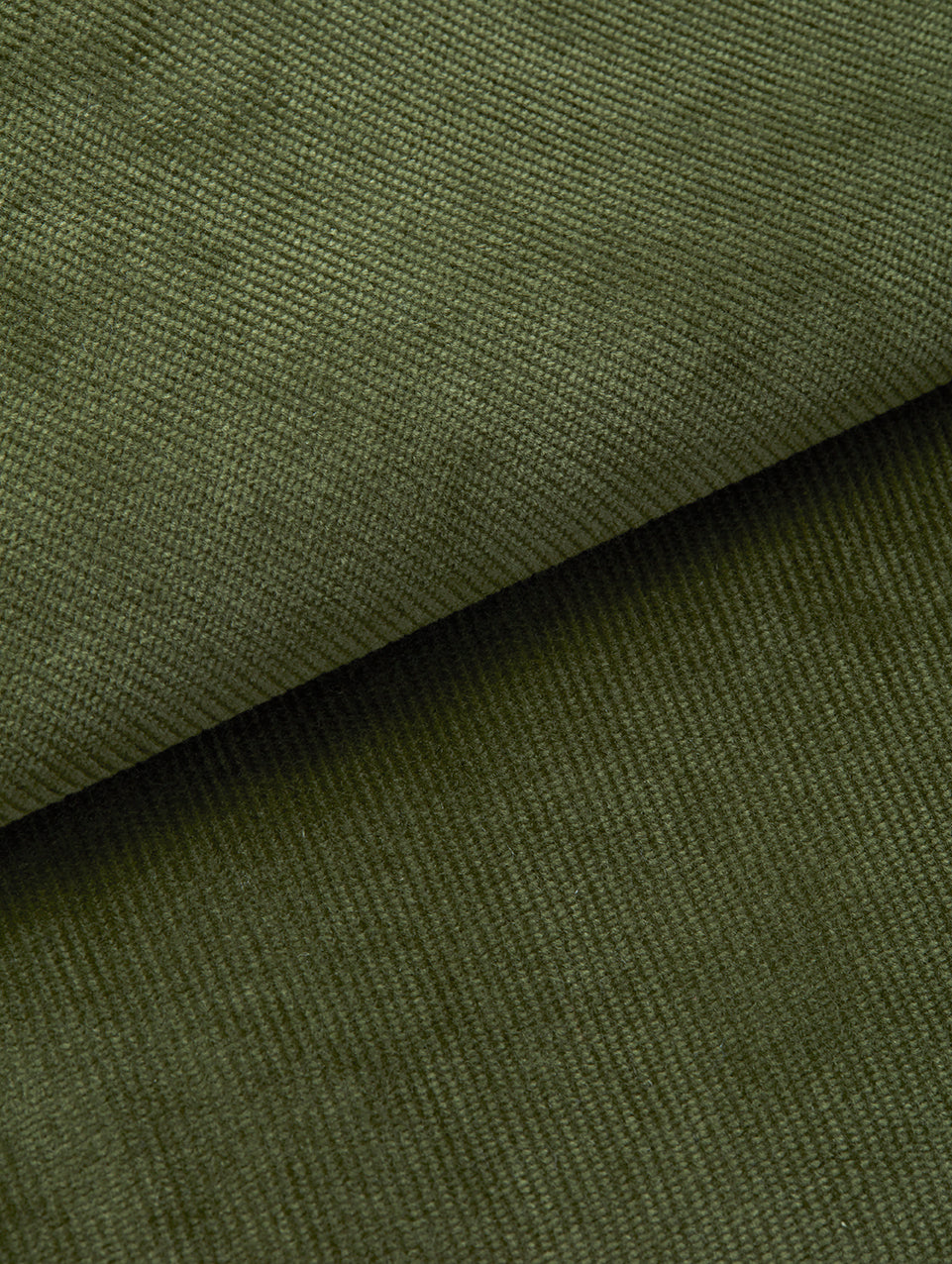 Olive Cotton Pincord Casual Trousers for Men - Comfortable Stretch Pants for Everyday Wear, Work & Travel