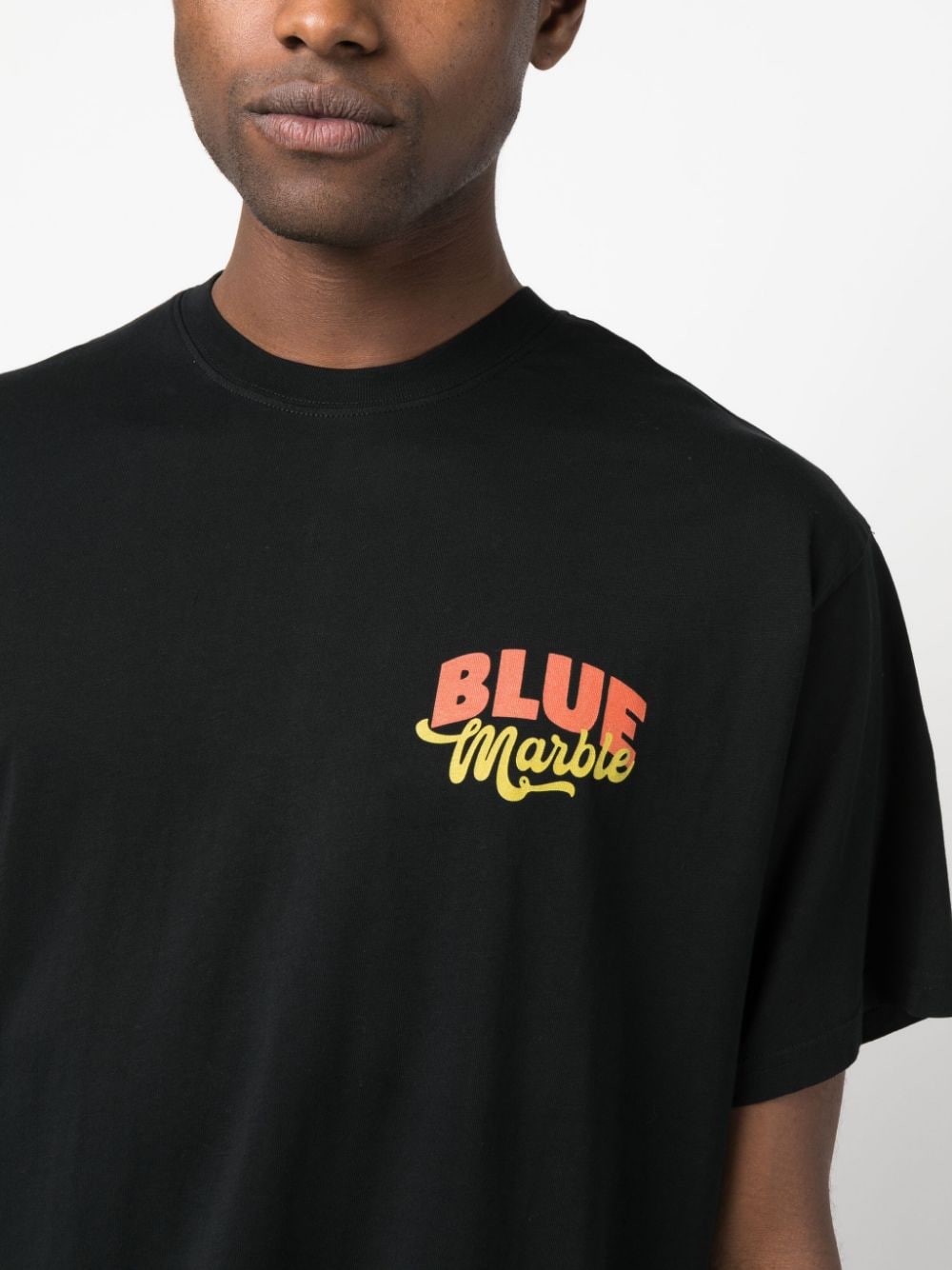 Premium BLUEMARBLE Cotton T-Shirts & Polo Shirts for Men - Classic Black Casual Wear for Office, Golf & Everyday Comfort