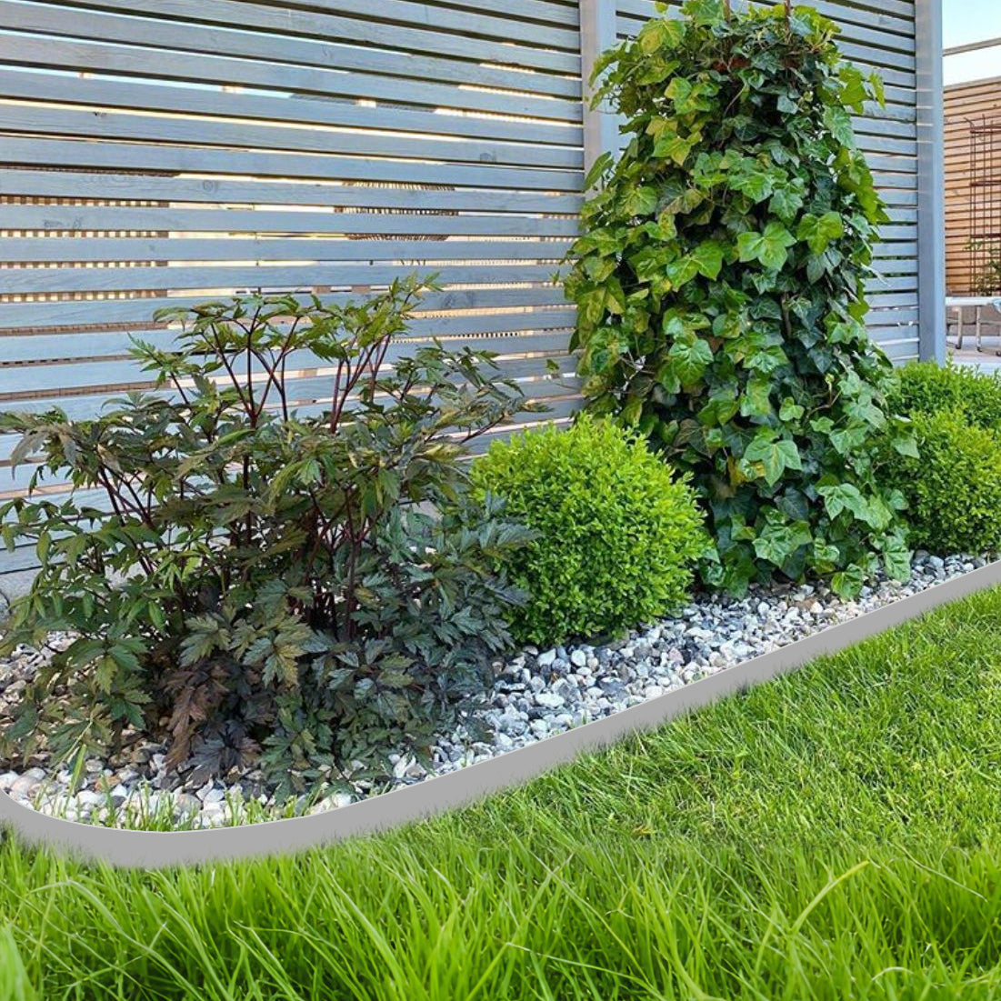 2 Pack Heavy Duty Corten Steel Landscape Edging - Durable Waterproof Garden Borders for Flower Beds, Walkways & Driveways | Rust-Resistant Outdoor Yard Edging