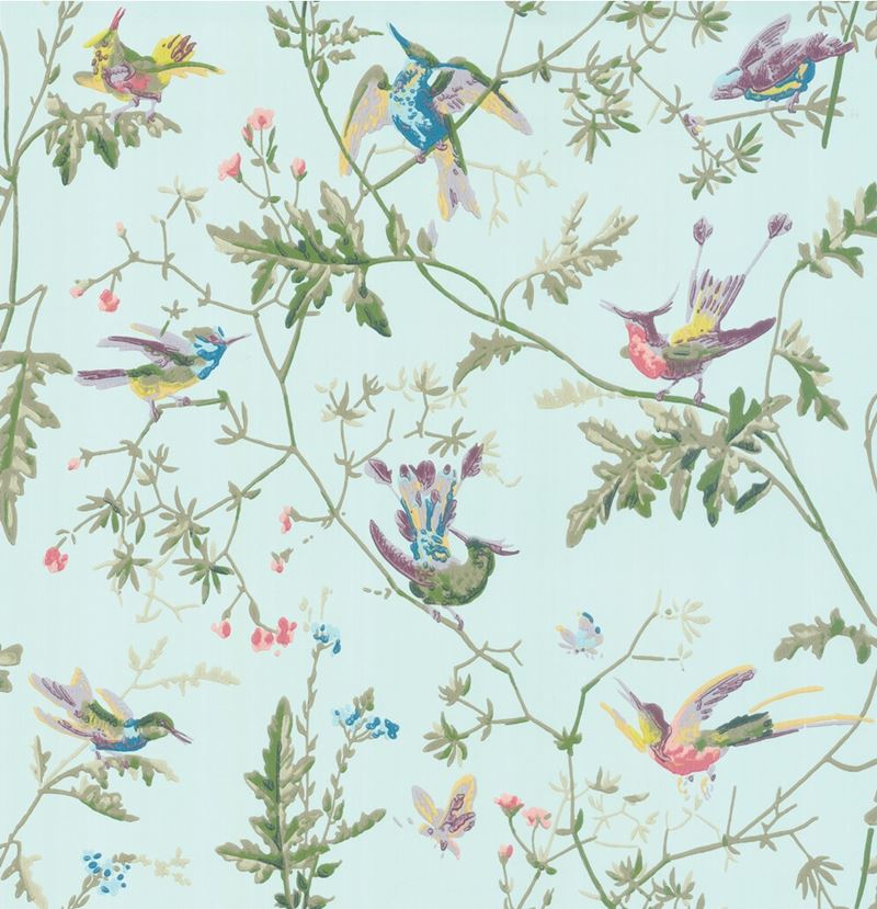 Cole and Son Hummingbirds Wallpaper - Premium Floral Design for Living Room, Bedroom & Nursery Decor | 100/14069