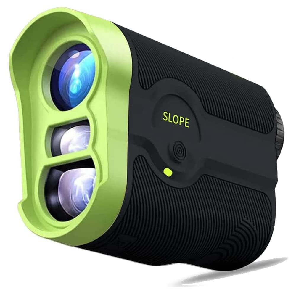 Premium Golf Rangefinder with Slope Adjustment - 800M/875Y Distance Measurement, 6.5X Magnification, Flag Lock & Vibration Alert | Fast Focus System for Tournament Play & Hunting Scenarios
