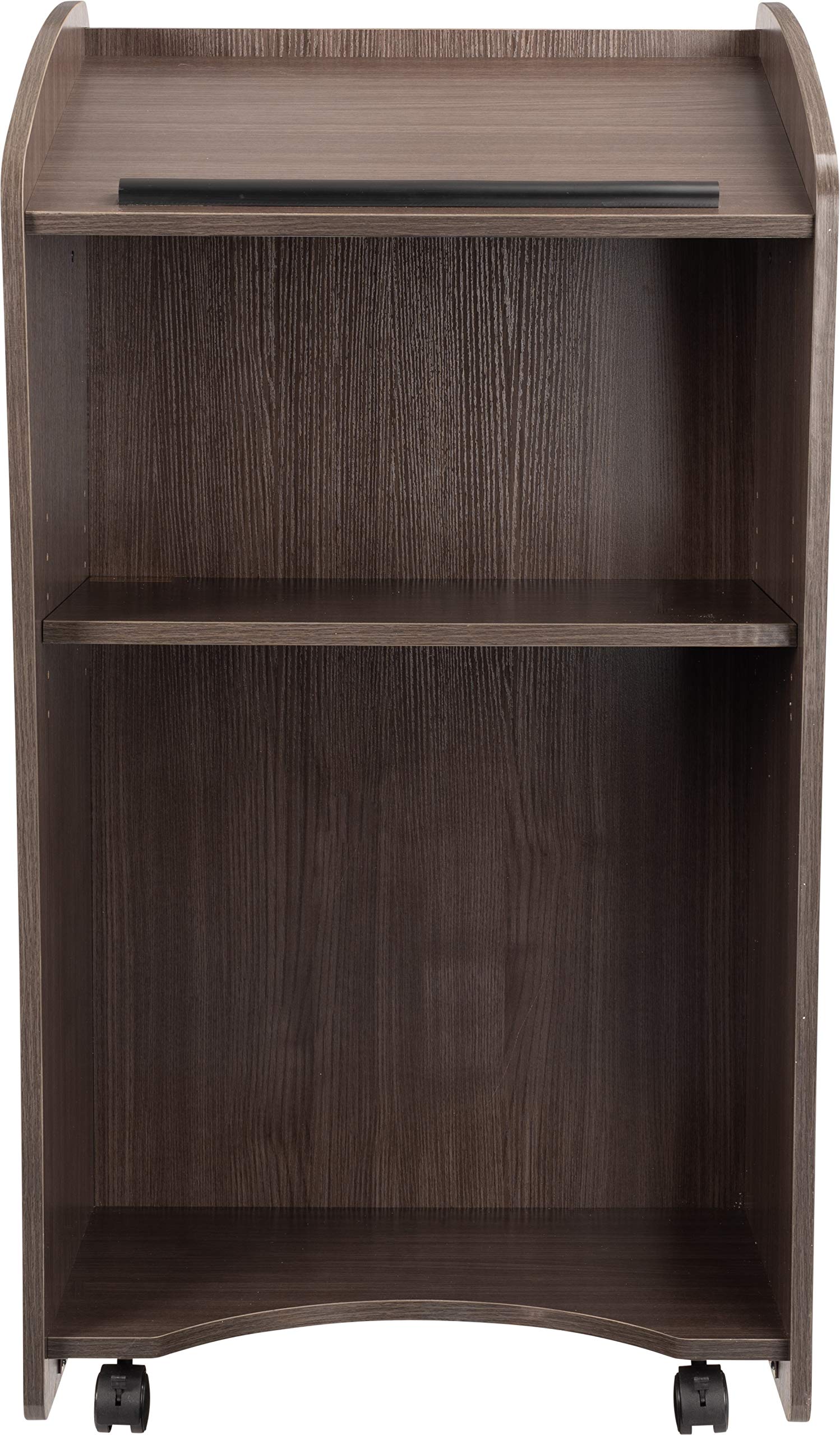 Premium Oklahoma Sound Vision Lectern with Ribbonwood Finish - Ideal for Church Pulpits, Conference Podiums & Professional Presentations