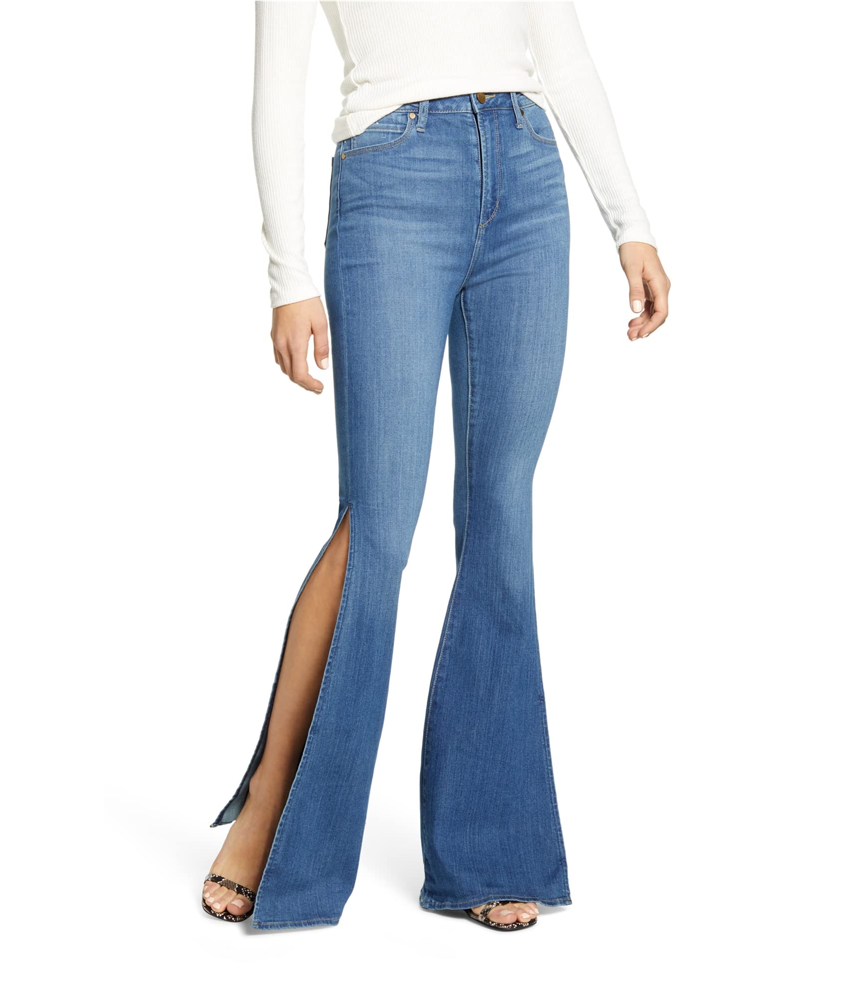 Articles of Society Women's Bridgette Flared Jeans - High Waist Stretch Denim Pants for Casual & Boho Style | Perfect for Everyday Wear, Date Nights & Music Festivals