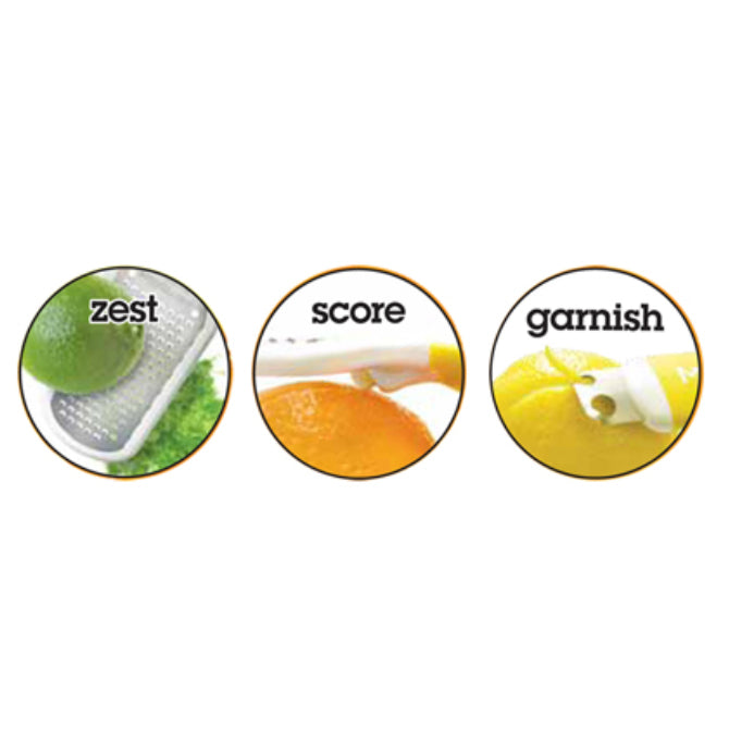 Microplane Ultimate Citrus Zester & Grater - Premium Kitchen Gadget for Zesting Lemons, Limes & Oranges - Perfect for Baking, Cooking & Garnishing Cocktails