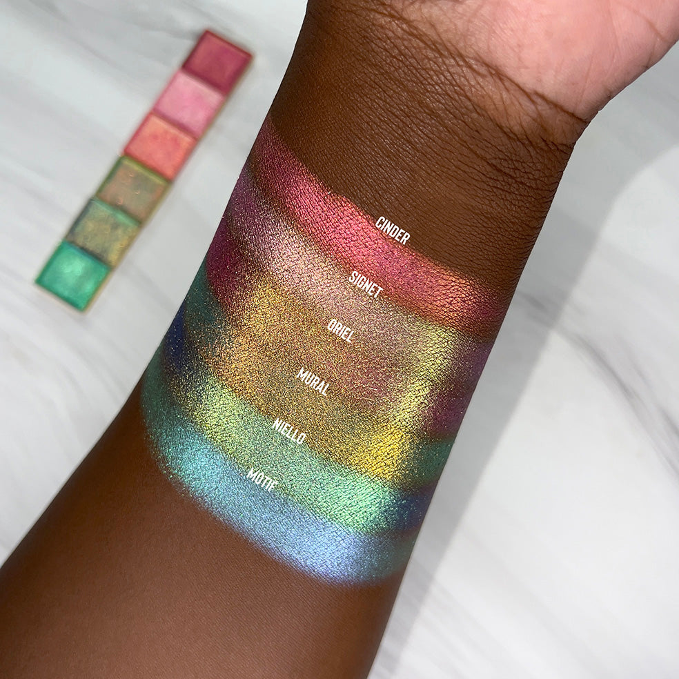Electric Multichrome Eyeshadow Palette - Long-Lasting, Highly Pigmented Makeup for Stunning Eye Looks | Perfect for Parties, Date Nights, and Special Occasions
