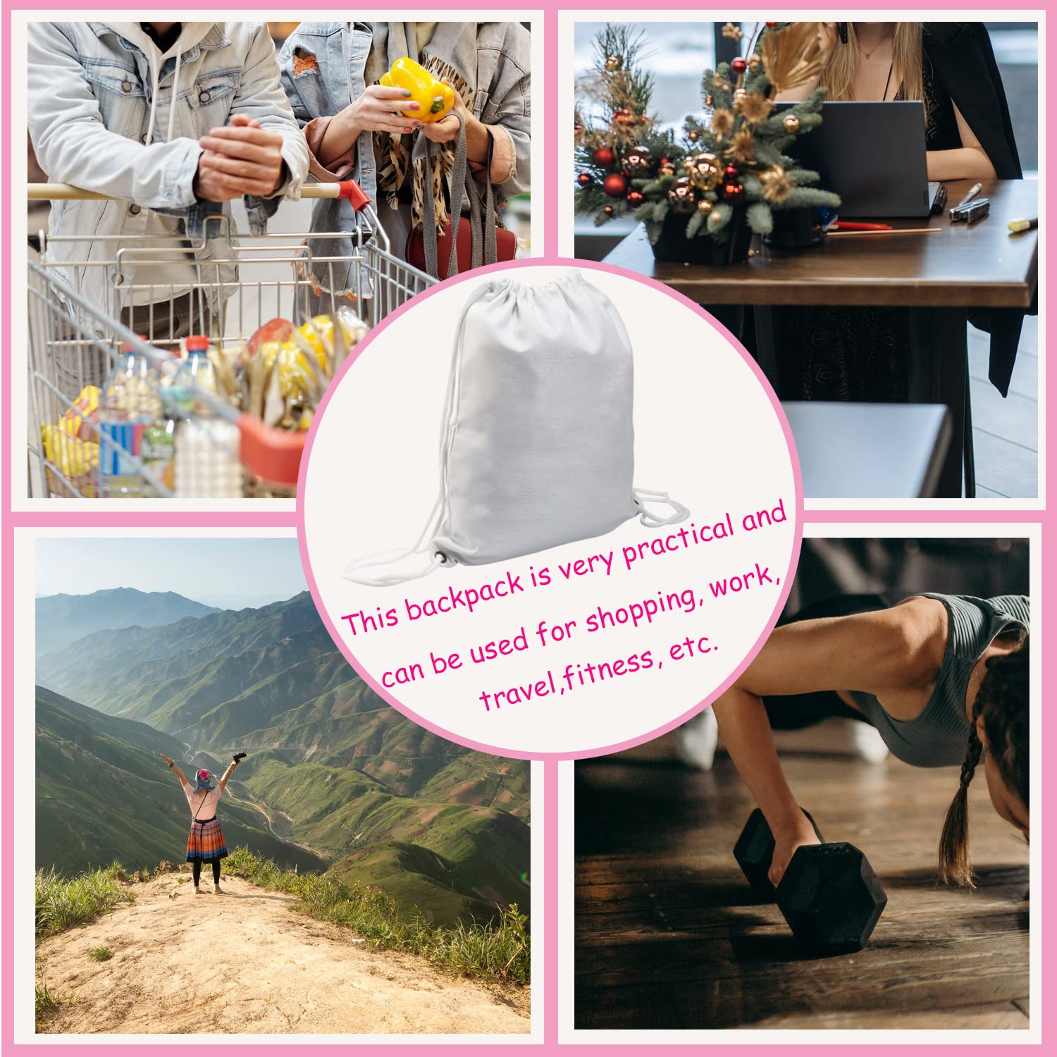 TSOTMO Pogue Backpack - Hippie Style TV Show Gift for Fans, Peace Love Pogue Life Design - Perfect for Beach Trips, Music Festivals & Everyday Use (PeacePogue Pack)