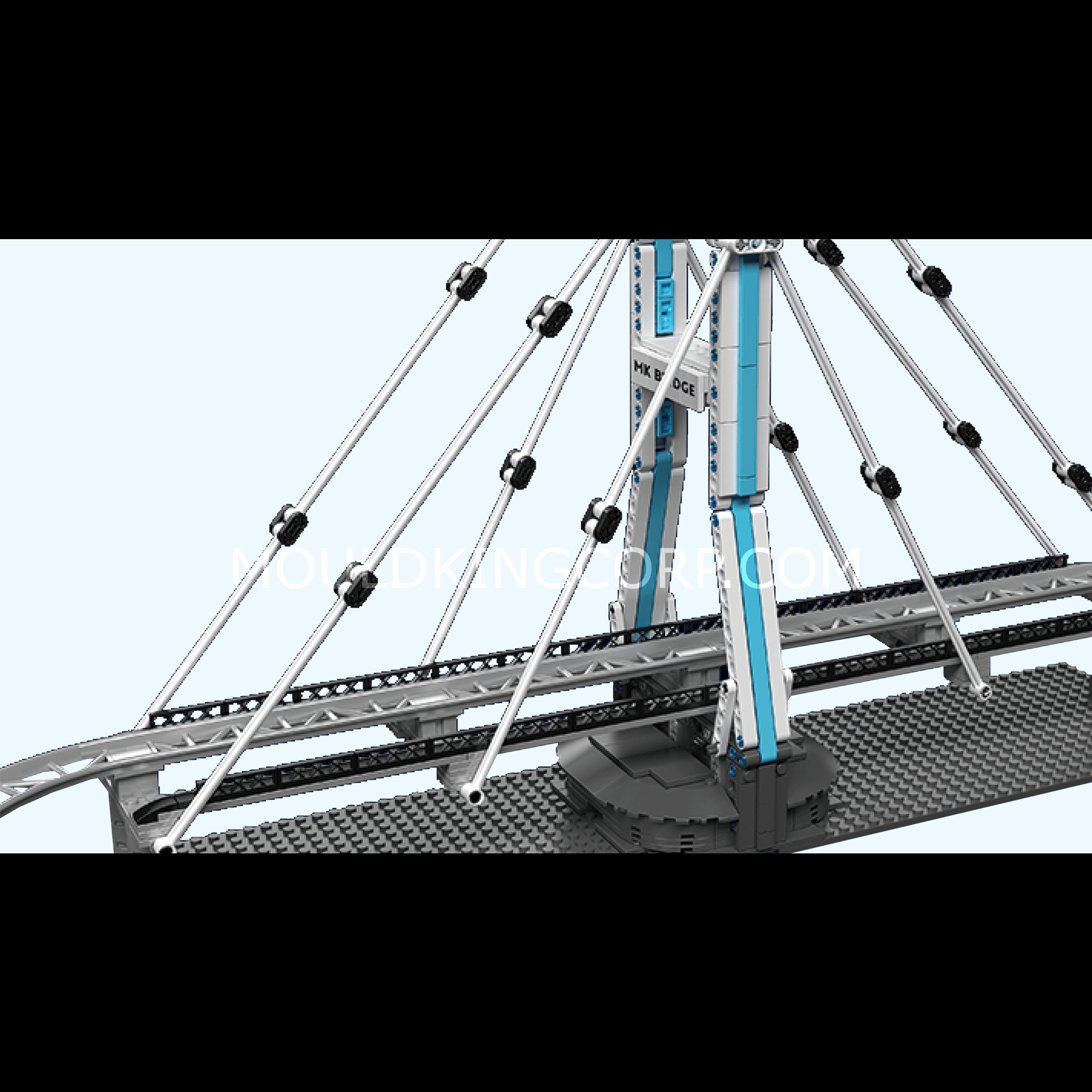 Mould King 16052 Motorized Monorail Building Set - 1,488 Pieces STEM Toy for Kids & Adults | Perfect for Train Enthusiasts, Model Collectors & Educational Play
