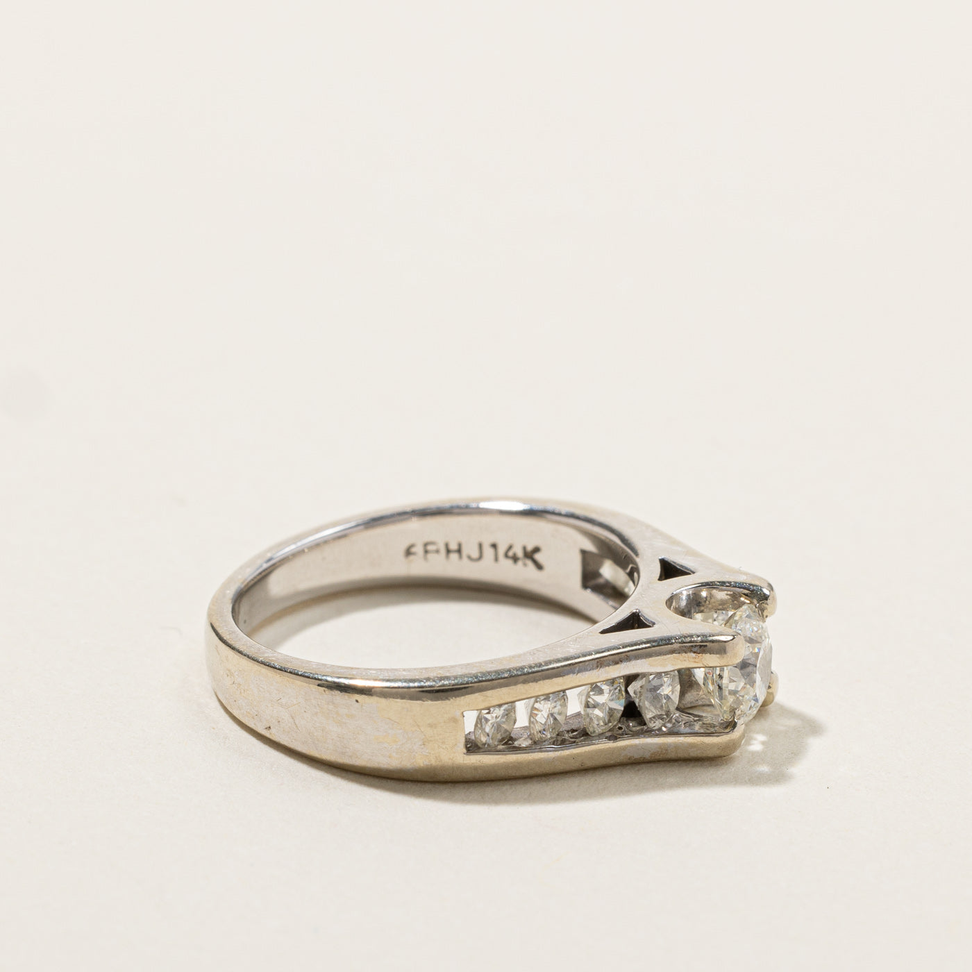 1.00ctw Channel Set Diamond Ring for Women - Size 4.5 | Elegant Wedding Band, Anniversary Gift & Everyday Luxury Jewelry | Perfect for Engagements, Proposals & Special Occasions