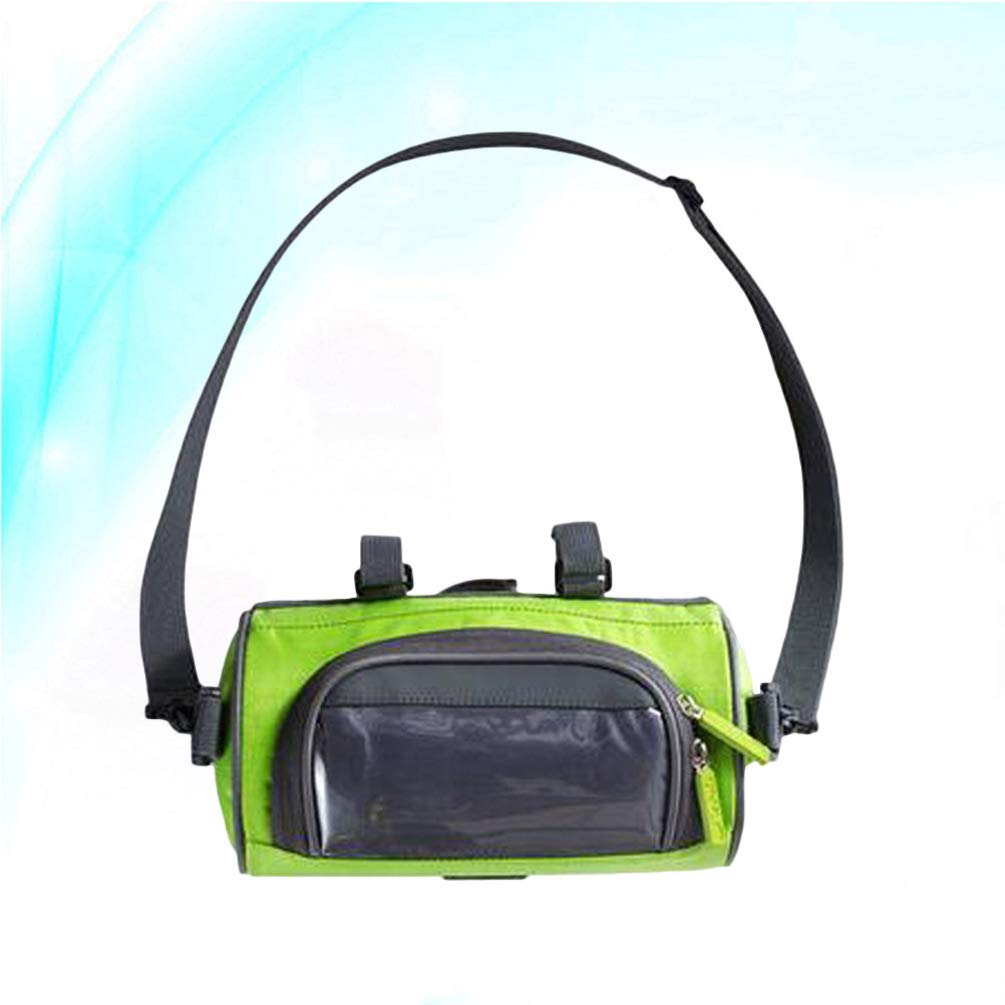 LIOOBO Bike Handlebar Bag - Waterproof Front Frame Storage Bag for Mountain & Road Bikes - Touch Screen Accessible Cycling Phone Pouch - Perfect for Commuting, Touring & Outdoor Adventures