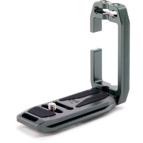 3 Legged Thing Lexie Universal L Bracket for DSLR Cameras - Multi-Function Quick Release Plate (Slate Gray) - Perfect for Tripod Mounting, Vlogging & Photography Accessories