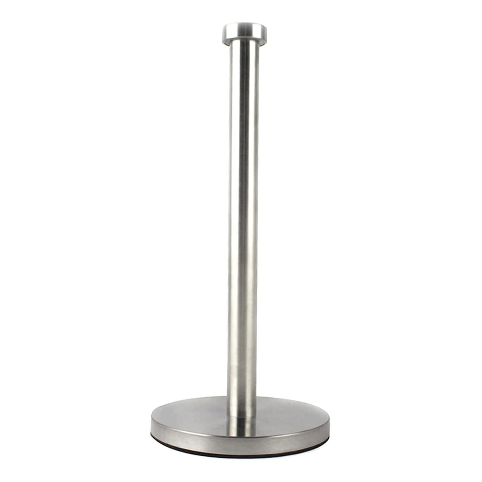 Stainless Steel Paper Towel Holder with Base - Vertical Design Countertop Stand for Kitchen, Bathroom & Office - Durable & Stylish Towel Dispenser for Easy Access & Organization