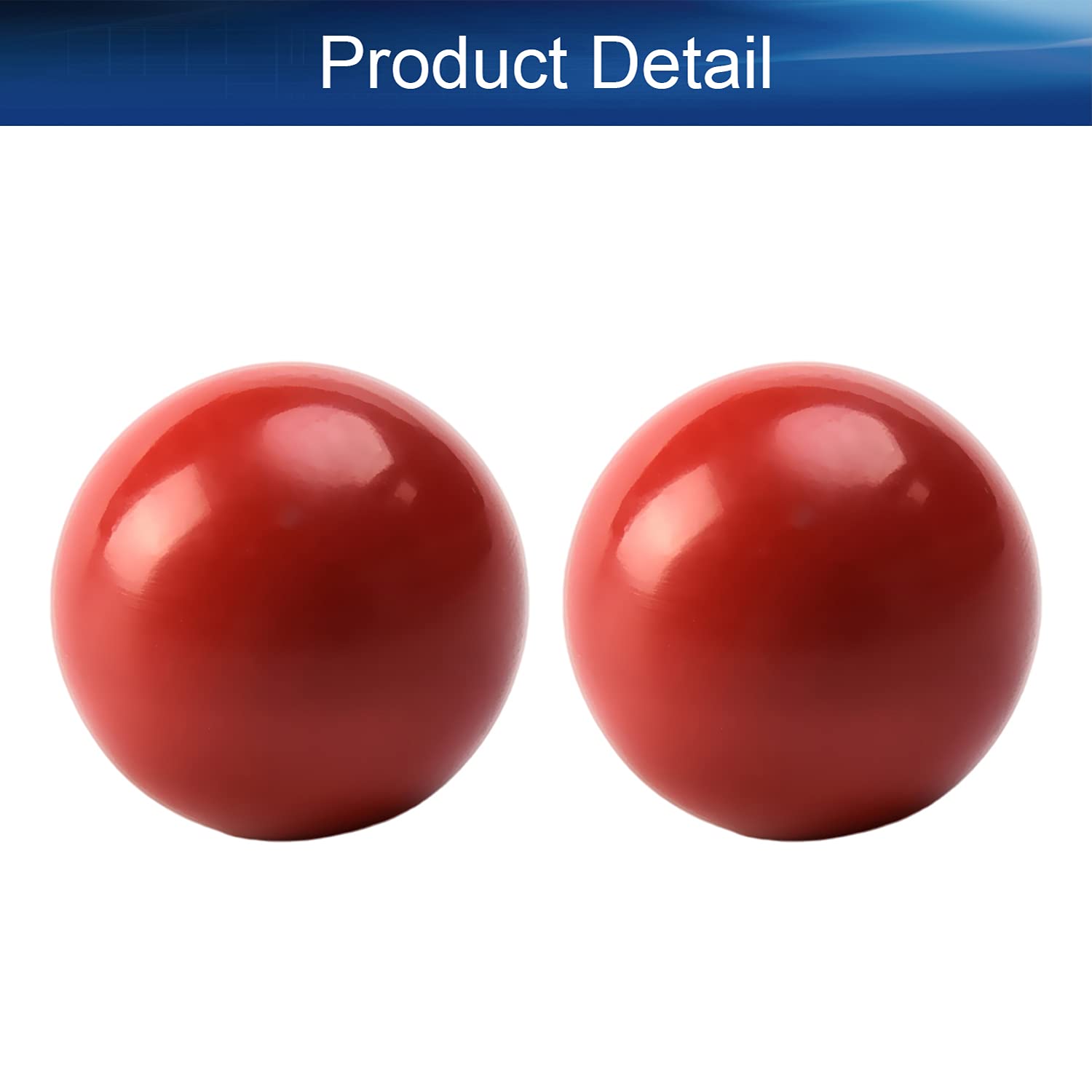 10Pcs Black Bakelite Thermoset Ball Knobs - M5 Female Thread, 20mm (0.79