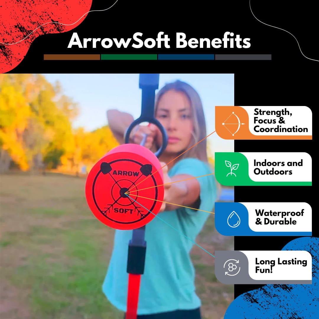 Ultimate Archery Game Set for Adults - Single Target Bow & Arrow Kit | Perfect for Outdoor Hunting Practice, Backyard Fun & Sports Training