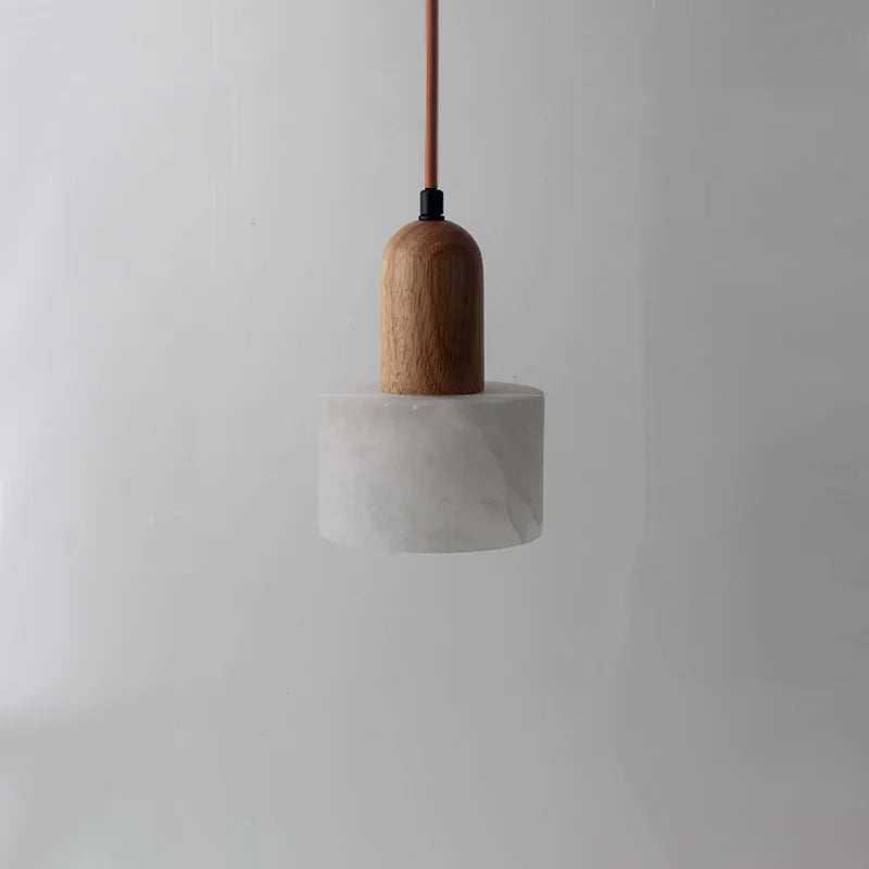 Serenity Modern Marble Pendant Light - Elegant Hanging Chandelier for Dining Room, Kitchen Island & Bedroom Decor