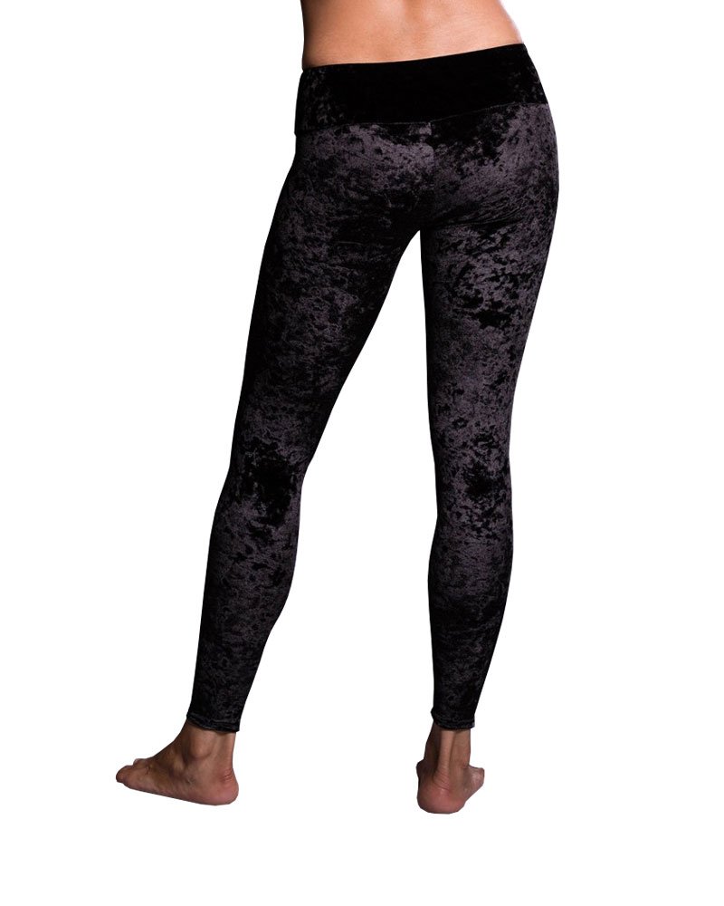 Onzie Hot Yoga Leggings for Women - 209 Black Velvet High Waist Workout Pants for Yoga, Pilates & Gym - Moisture Wicking & Stretchy Comfort
