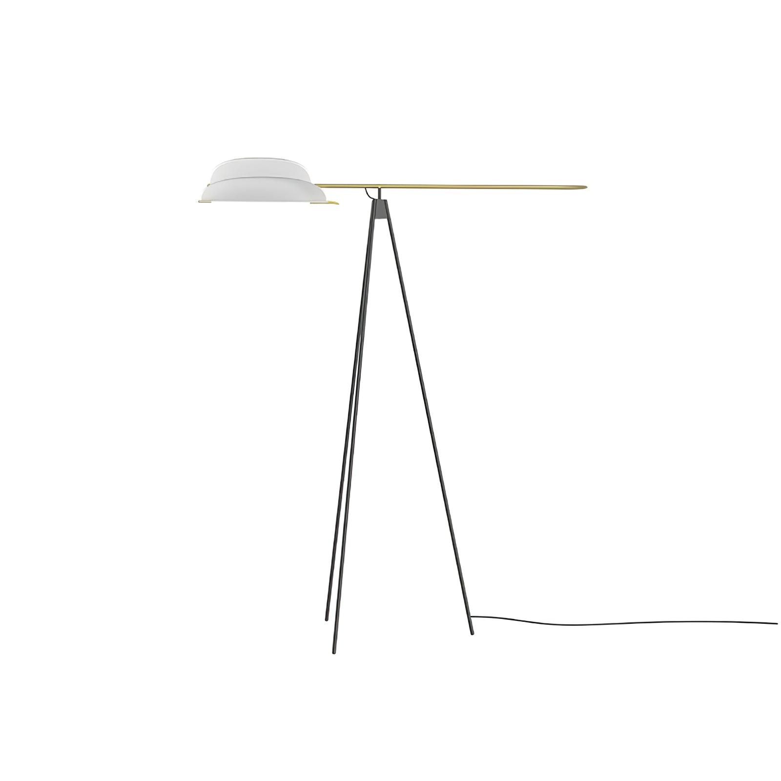 Heart Wing Tripod Floor Lamp - Adjustable Modern Standing Light for Living Room, Bedroom & Office - Warm White LED Bulb Included - Perfect for Reading, Relaxing & Decorating