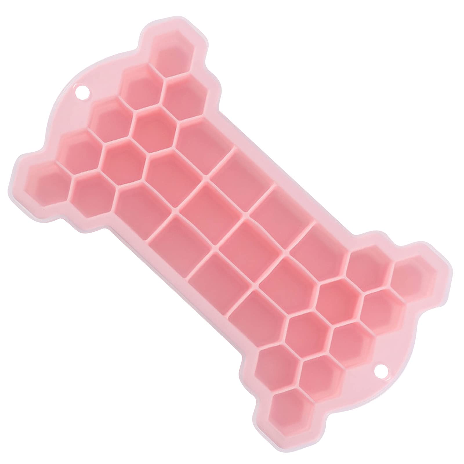 Premium Silicone Ice Cube Tray with Lid - 30 Honeycomb Grids, BPA-Free & Food Safe for Cocktails, Beverages, and Party Drinks