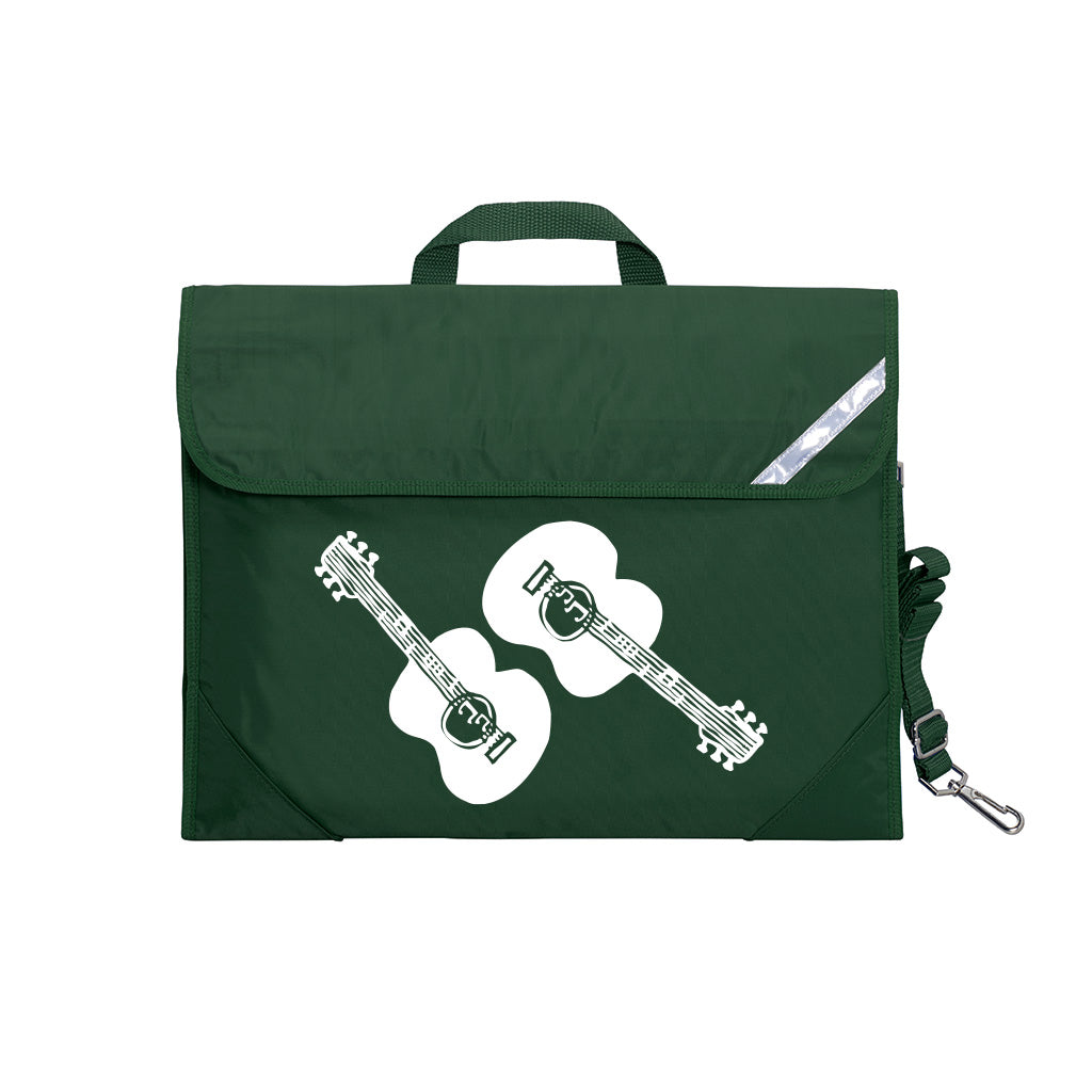 Quartet Guitar Music Bag - Durable & Lightweight Gig Bag for Acoustic & Electric Guitars - Perfect for Band Practice, Concerts & Travel