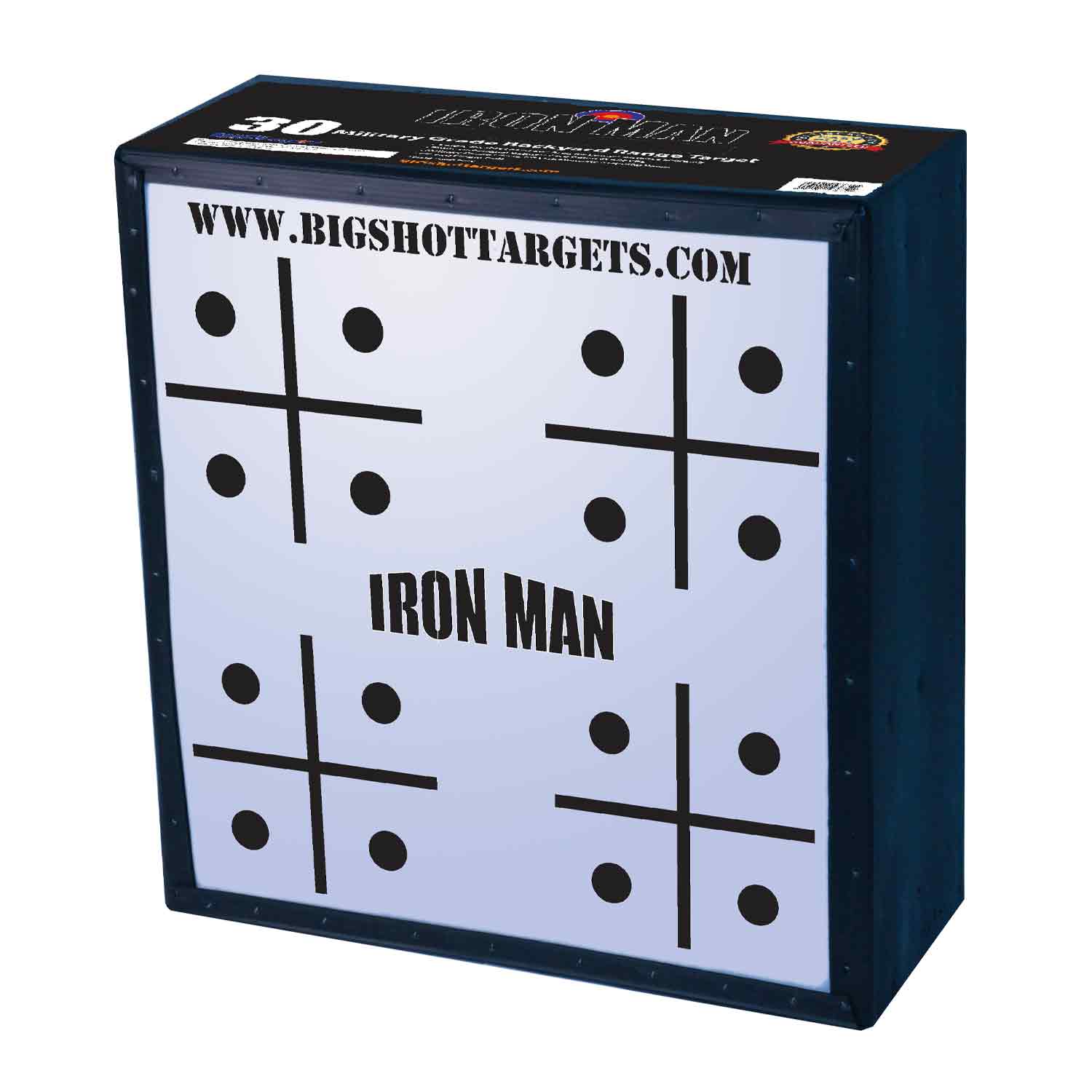 BIGshot Iron Man 30 Personal Range Target - High Quality Shooting Practice for Indoor/Outdoor Training | Perfect for Home, Range & Tactical Drills