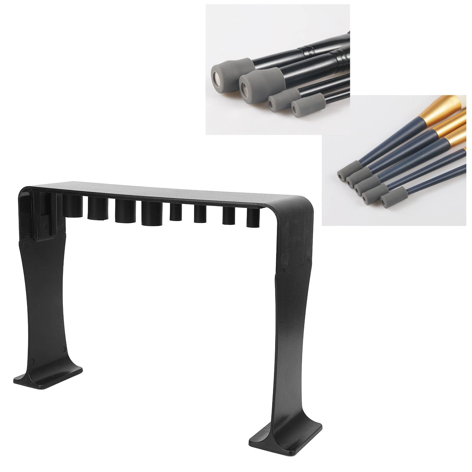 Premium Magnetic Makeup Brush Drying Rack - Detachable Cosmetic Brush Holder & Organizer for Makeup Brushes, Eyebrow Pencils, Painting Pens | Perfect for Vanity, Salon & Travel Use