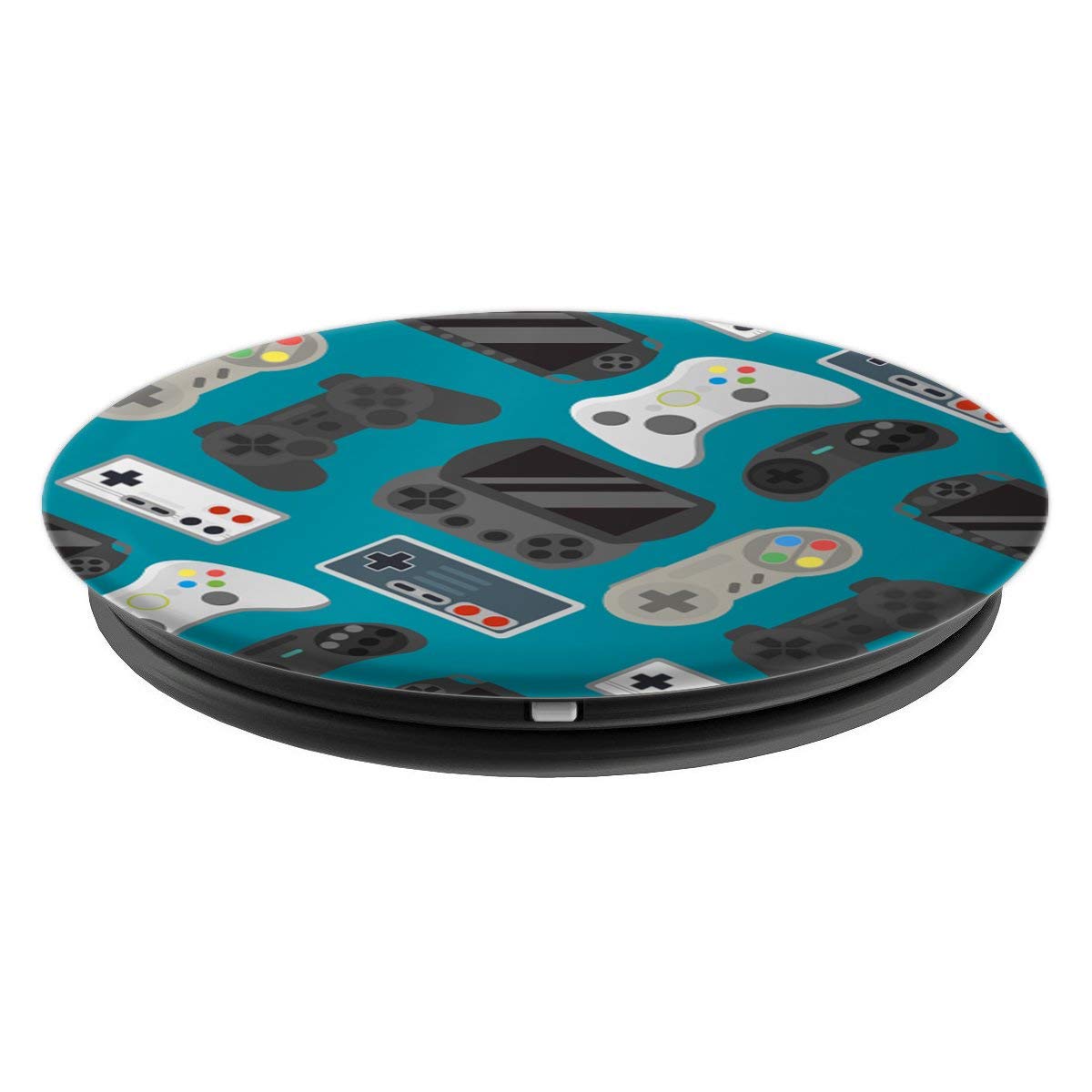 Wireless Gaming Controller for PC & Mobile - Ergonomic Gamepad for Gamers - Perfect Gift for Gaming Enthusiasts - PopSockets PopGrip with Swappable Design for Phones & Tablets (Ideal for Gaming, Travel & Everyday Use)