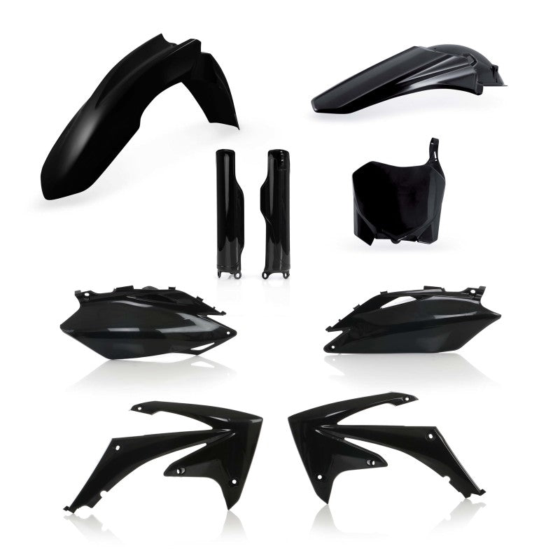 Acerbis Full Plastic Kit for 2009-2013 Honda CRF250R & CRF450R - High-Quality Black Replacement Body Kit | Perfect for Off-Road Racing & Motorcycle Restoration