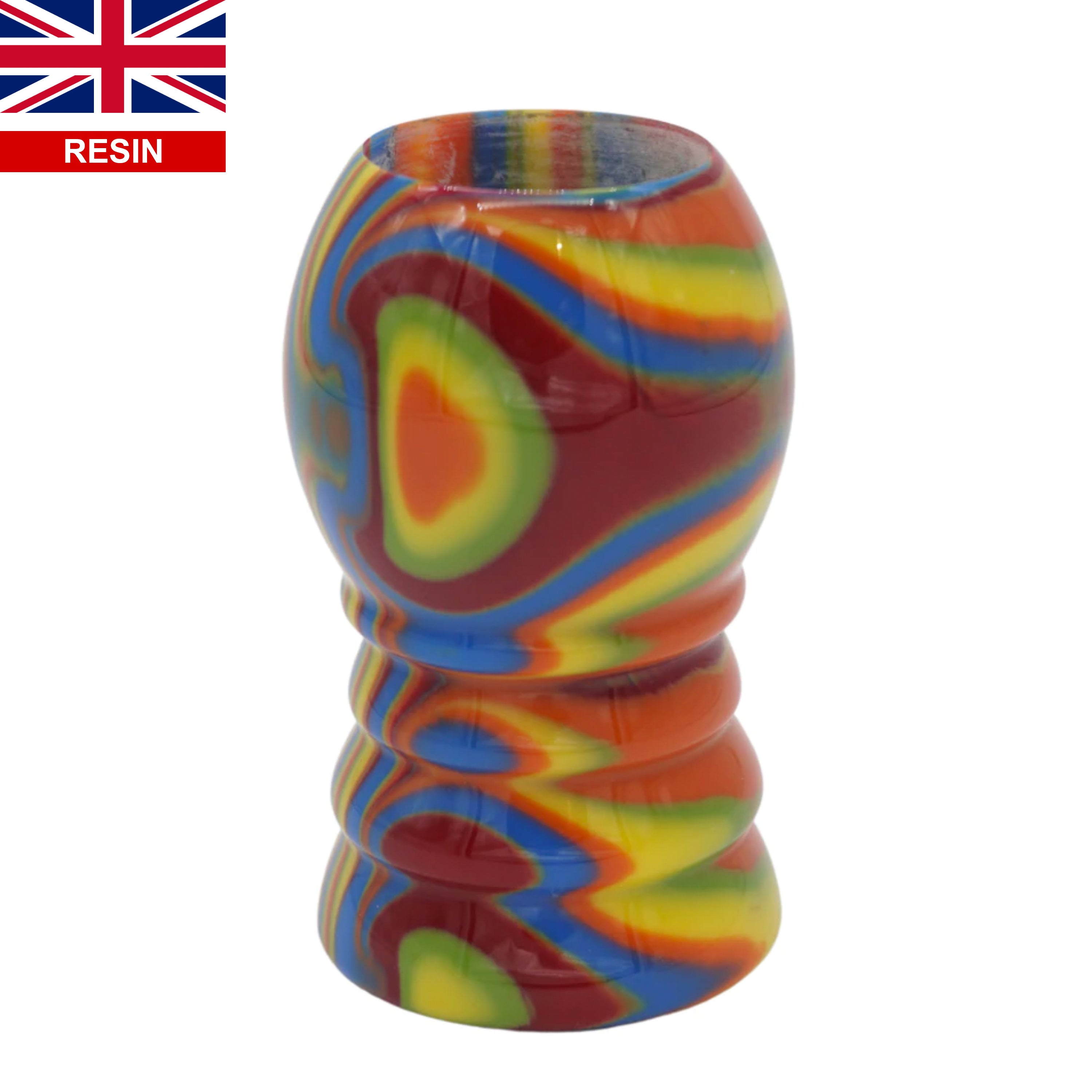 Premium Handcrafted Disco Shaving Brush Handle - Fits 20mm & 22mm Knots - Perfect for Wet Shaving & Grooming Gifts
