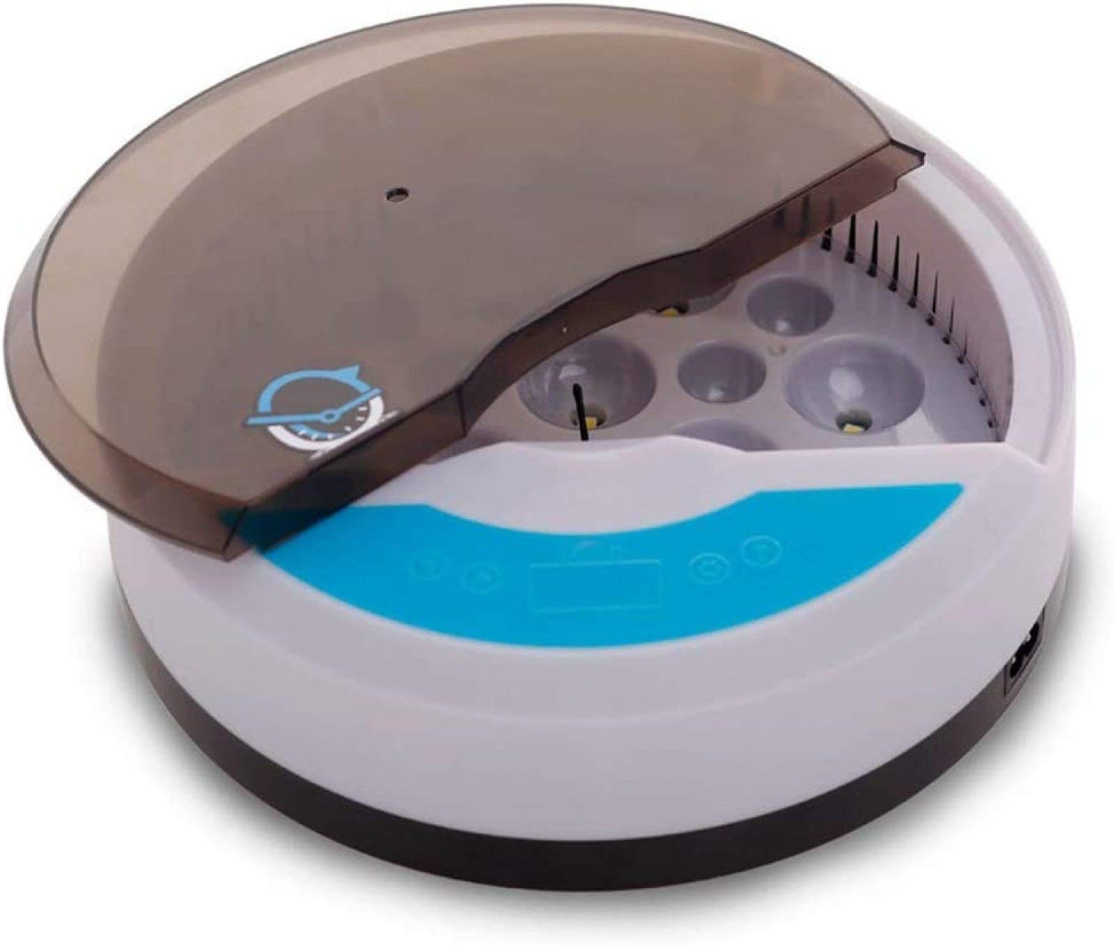 9 Egg Incubator with LED Luminous Candle Tester & Temperature Control - Automatic Heat Preservation & Water Retention - Ideal for Chicken, Duck, Quail Eggs (US Plug) - Perfect for Poultry Farming, Hatching Projects & Backyard Chicken Coops