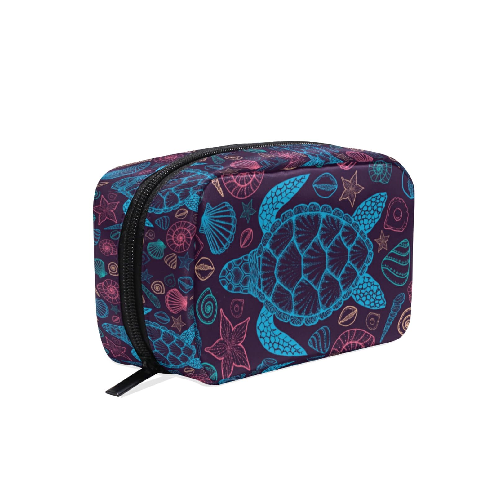 Small Cosmetic Bag for Women & Girls | Waterproof Travel Makeup Organizer with Multiple Compartments | Perfect for Beach Vacations, Daily Use & Gift Giving