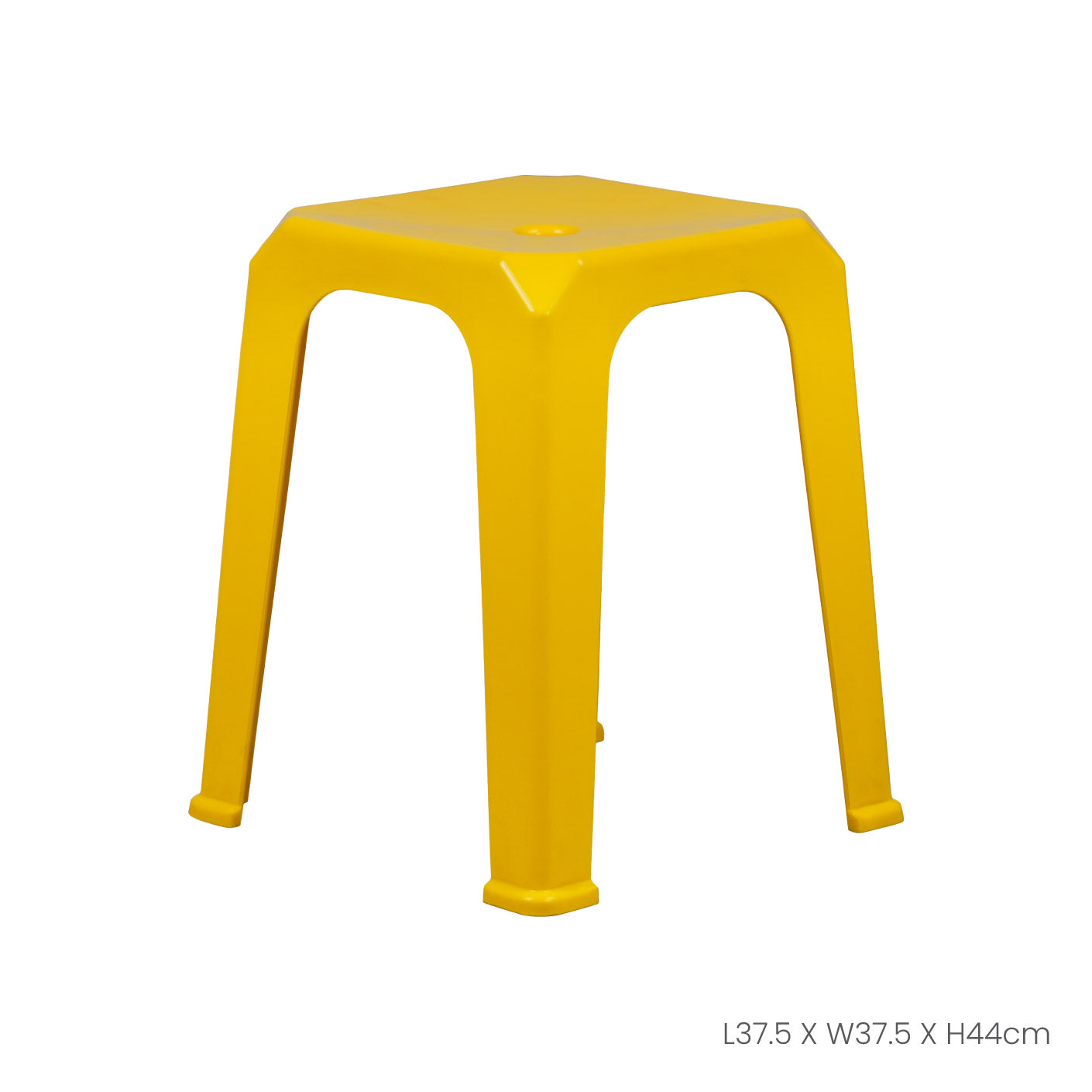 Squarety Stool (8599) - Modern Wooden Stool for Kitchen, Bar, Living Room & Outdoor Use - Stylish & Durable Home Decor