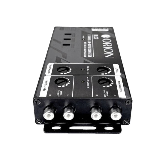 OLC2 ORION 2 Channel Line Output Converter with Bass Processor - High Quality Car Audio Signal Adapter for Amplifiers & Subwoofers - Perfect for Car Stereo Upgrades & Sound System Installations