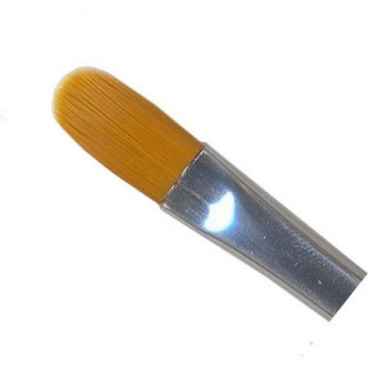 Professional Ruby Red Face Paint Brush - Large Filbert Brush for Halloween, Cosplay & Body Art - High-Quality Makeup Brush for Artists & Kids
