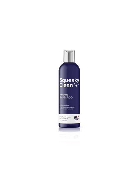 Equine America Squeaky Clean Whitening Shampoo for Horses - Brightens & Cleans Coats - Perfect for Show Preparation & Daily Grooming
