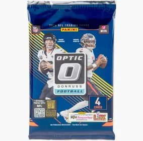 2024 Panini Donruss Optic Football Trading Cards Retail Pack - Collectible Sports Cards for NFL Fans & Trading Card Game Enthusiasts (Perfect for Collecting, Trading, and Fantasy Football)