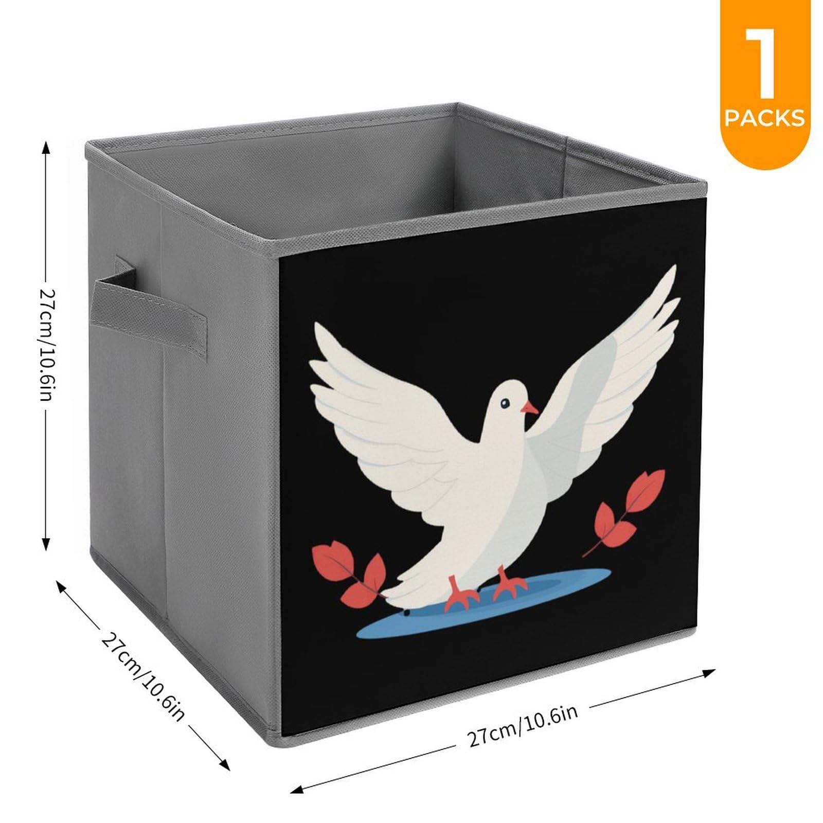 Foldable Storage Bins with Handles - Organize Home & Office - 1PC