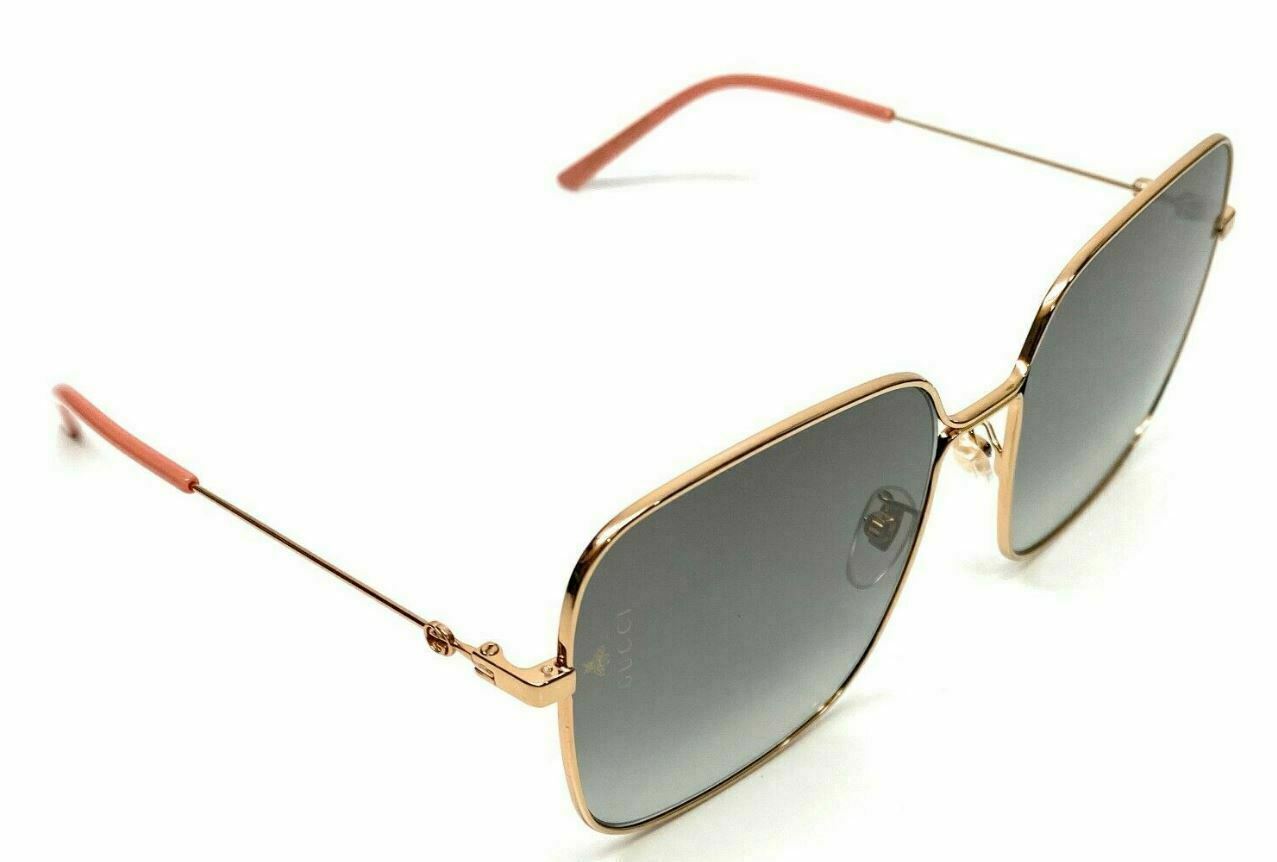 Gucci GG 0443 S 001 Gold Gradient Sunglasses for Women - Luxury Designer Shades with UV Protection - Perfect for Beach, Driving & Fashion Outfits