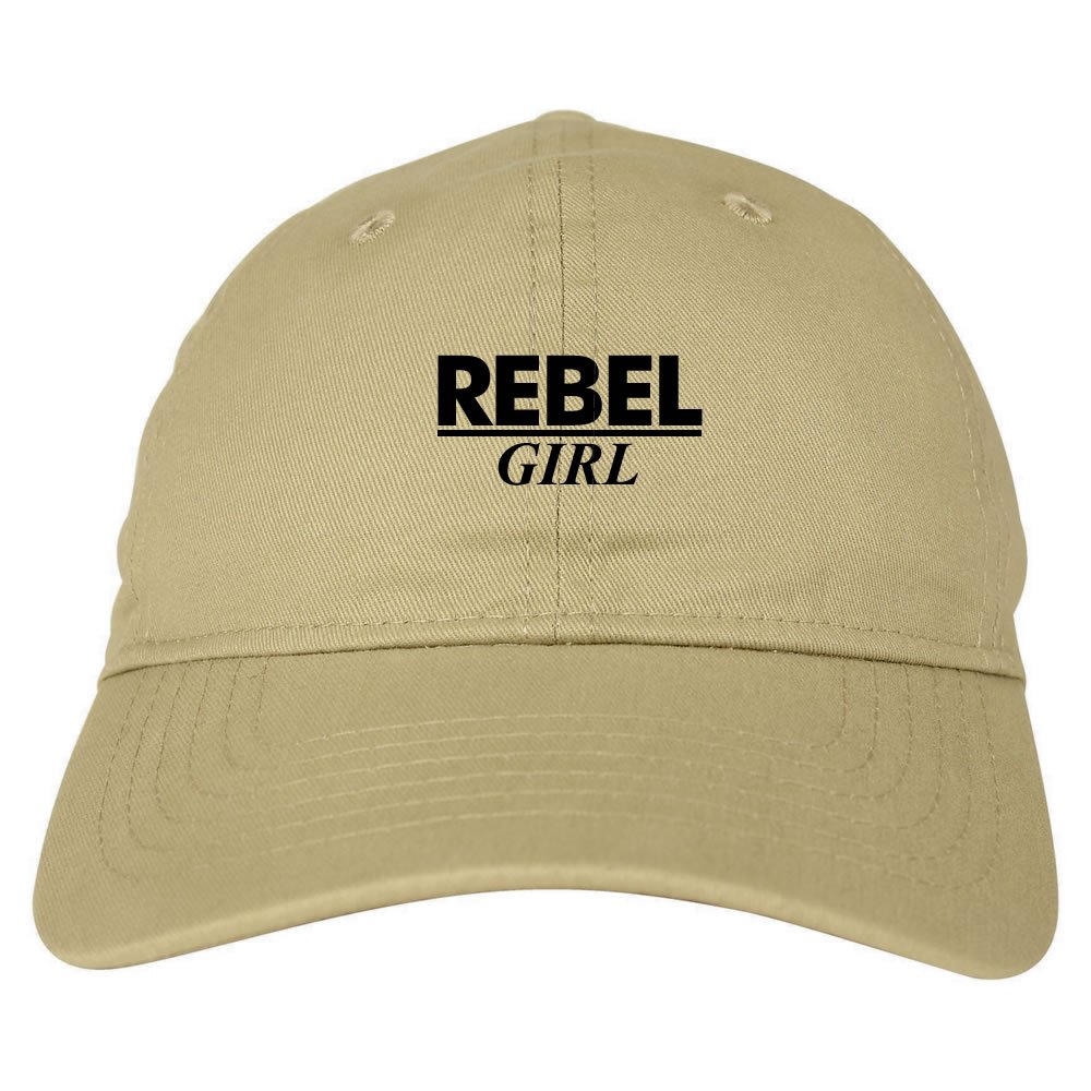 Fashionisgreat Rebel Girl Women's Dad Hat Baseball Cap - Stylish Adjustable Cotton Cap for Casual Wear, Outdoor Activities & Street Fashion