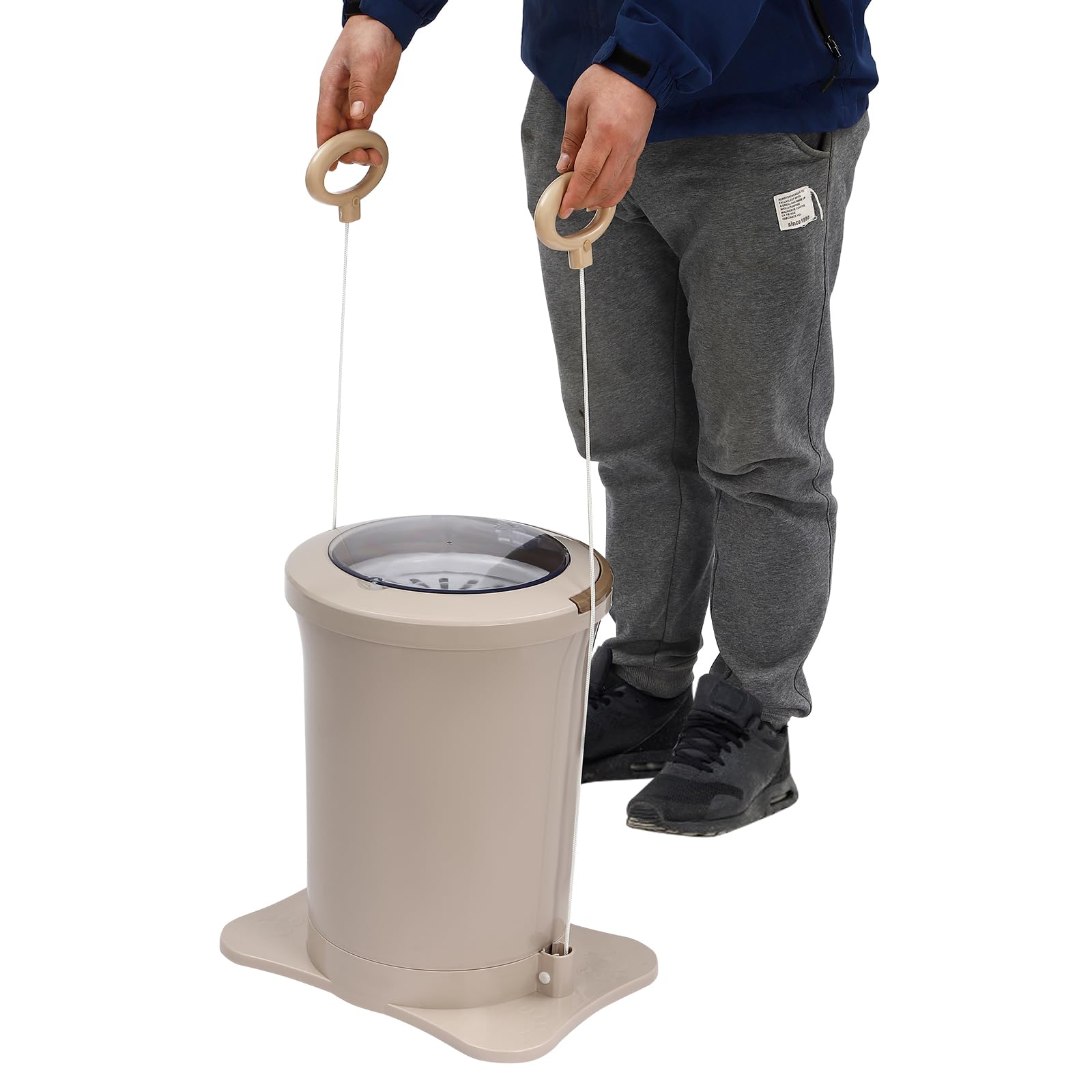 Portable Washing Machine 12L - Compact Foldable Mini Washer for Apartments, Dorms, Camping & RV Travel - Perfect for Small Spaces, Laundry on the Go & Off-Grid Living