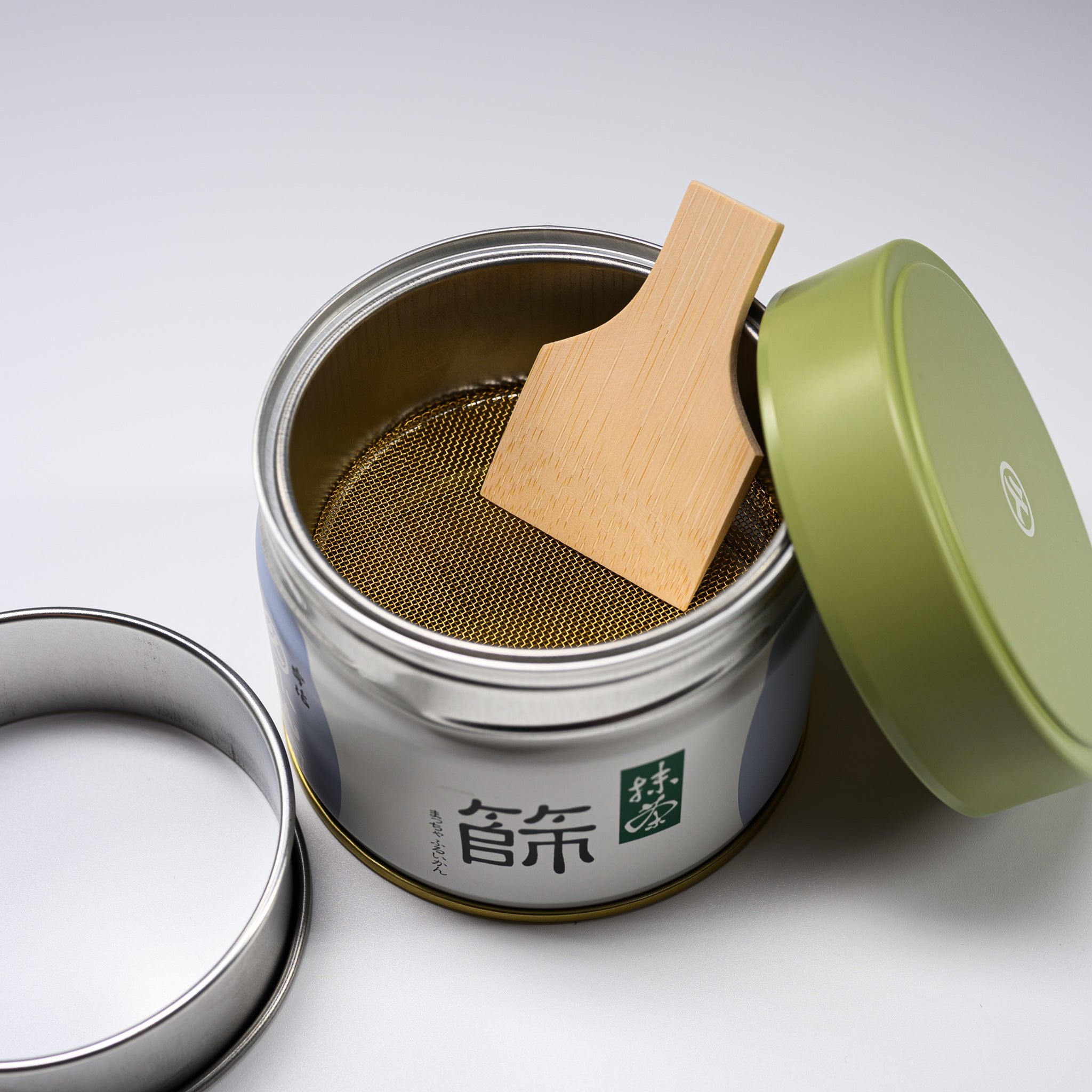 Premium Marukyu Koyamaen Matcha Sifting Can Set - Japanese Green Tea Powder Sifter with Storage Tin - Perfect for Tea Ceremonies, Baking & DIY Matcha Lattes