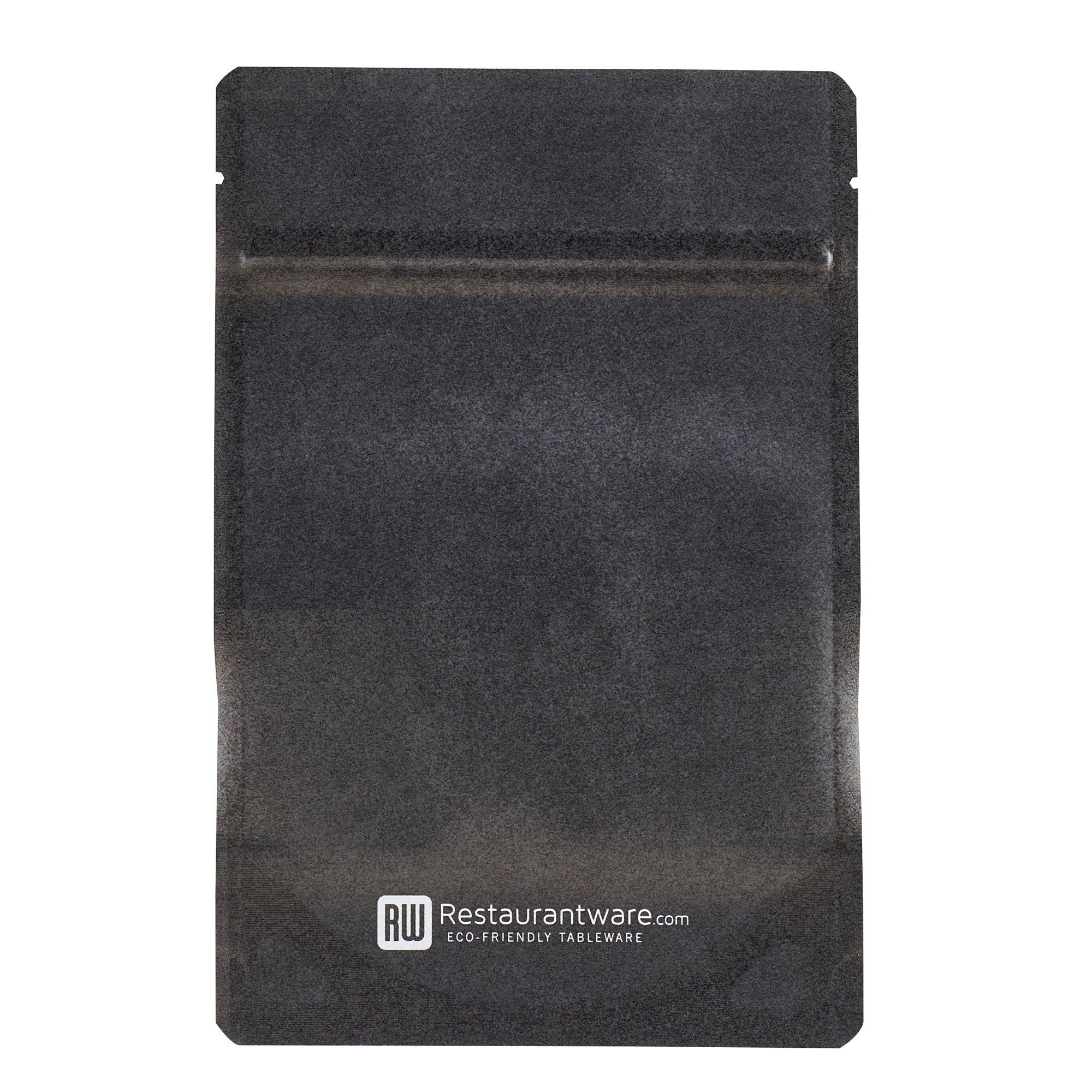 Black Plastic Small Window Bags with Heat Sealable Feature - 7