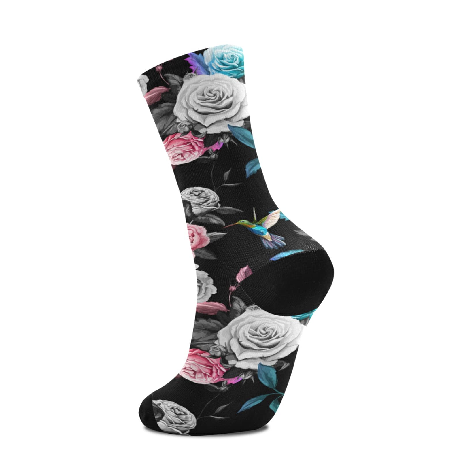 Unisex Long Casual Athletic Crew Socks for Women & Men - Gym & Daily Wear
